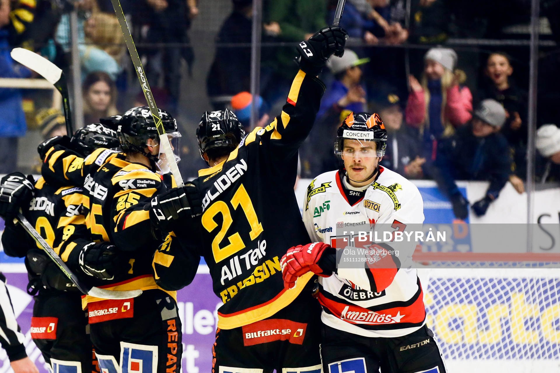 Skellefteås Patrik Zackrisson jublar