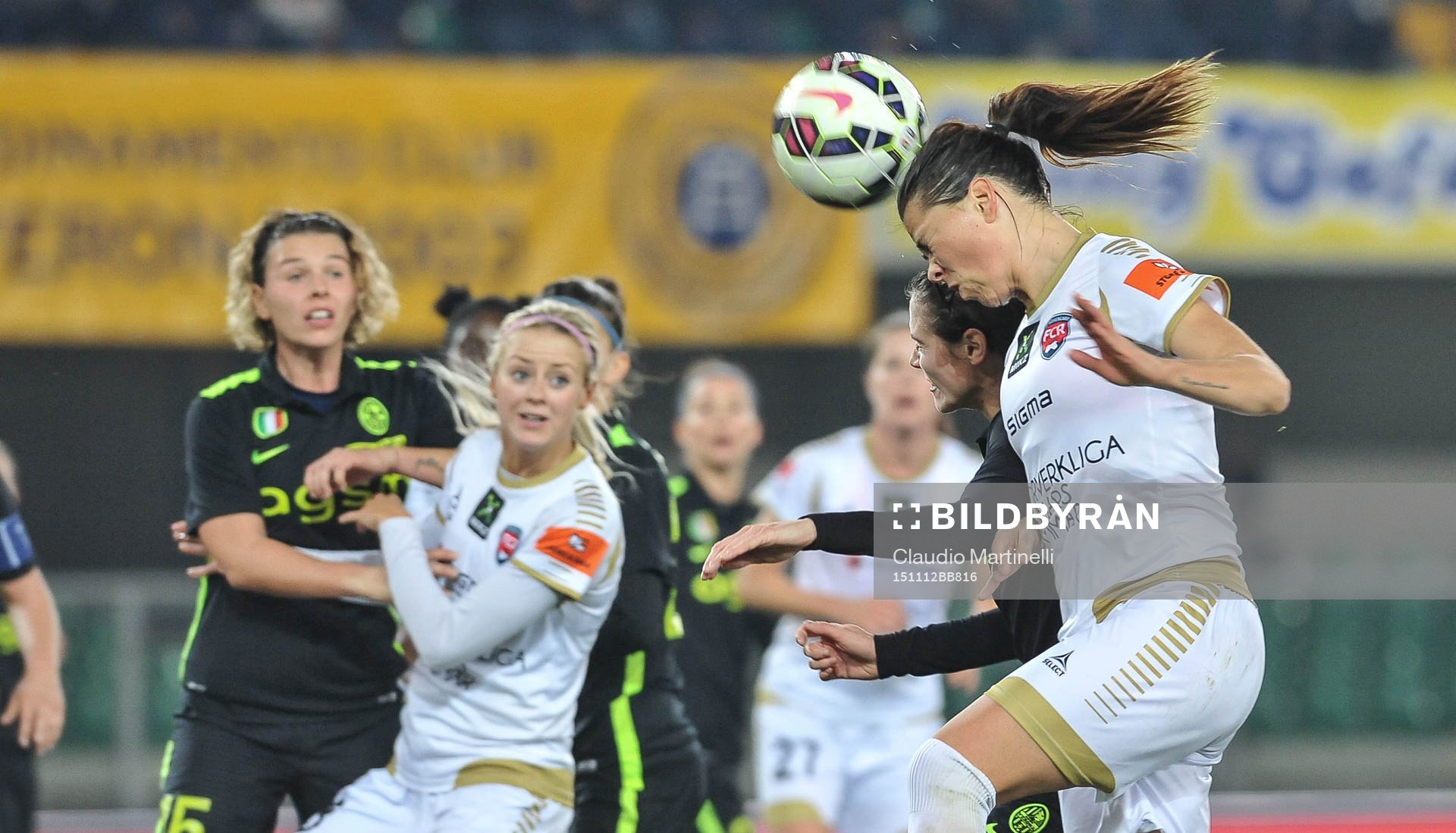 Rosengårds Sara Björk Gunnarsdottir och Verona