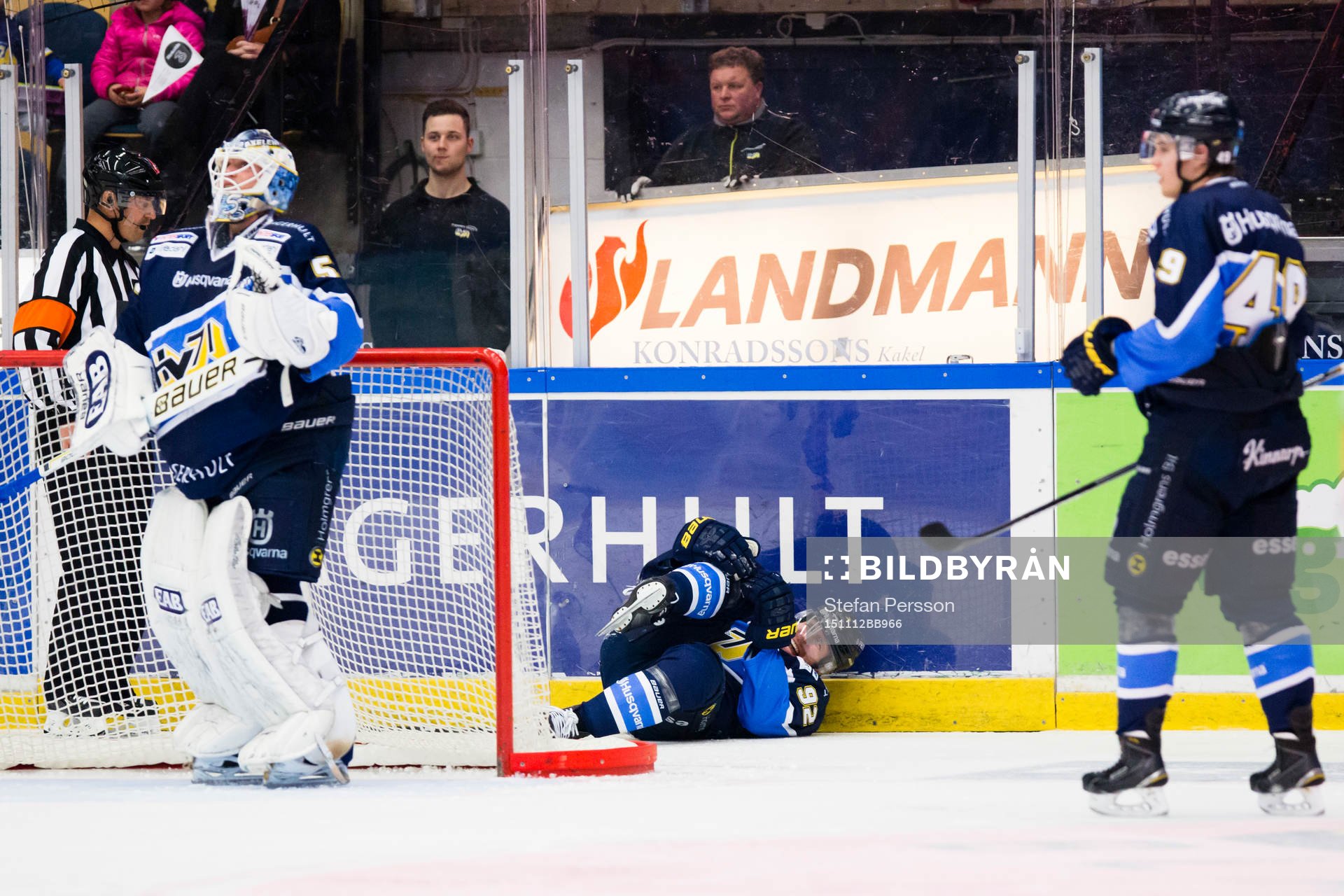 s Teemu Laine skadar sig