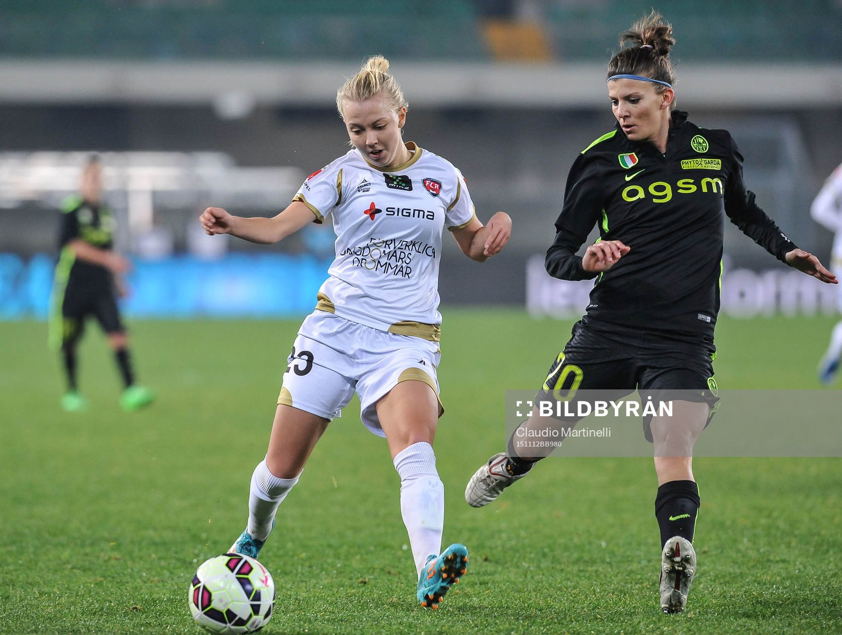 Rosengårds Nathalie Persson och Veronas Claudia Squizzato