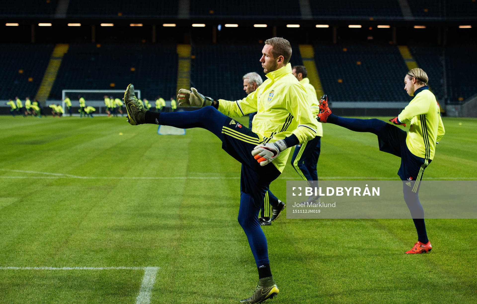 Målvakterna Robin Olsen och Patrik Carlgren