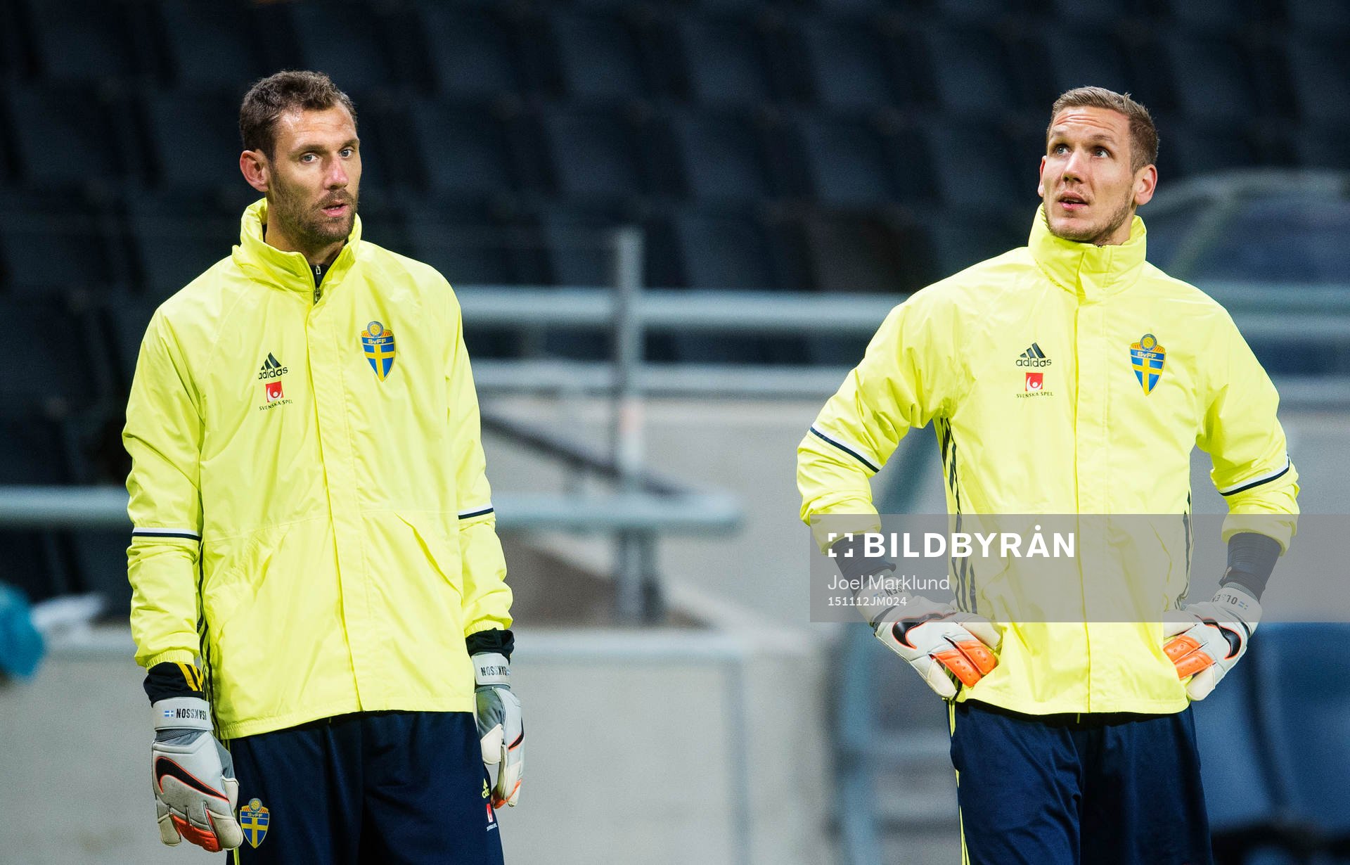 Andreas Isaksson och Robin Olsen