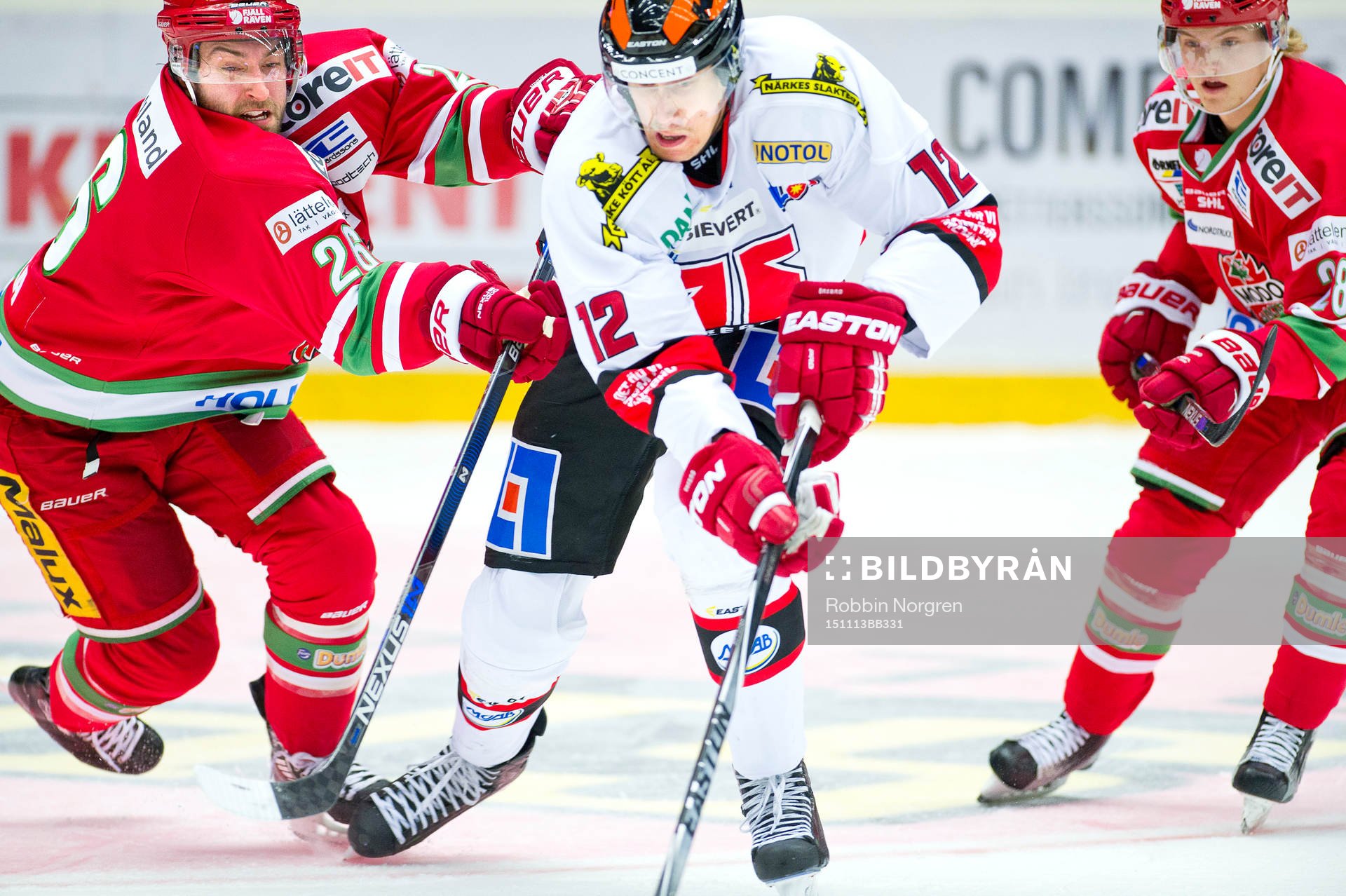 Modos Shaun Heshka, Örebros Marko Anttila och Modos Axel