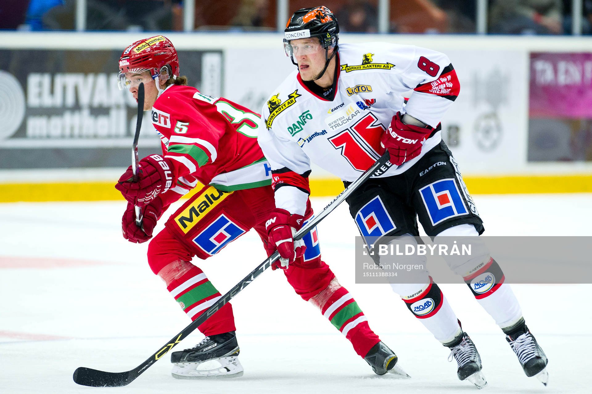 Modos Anton Byström och Örebros Mikko Lehtonen