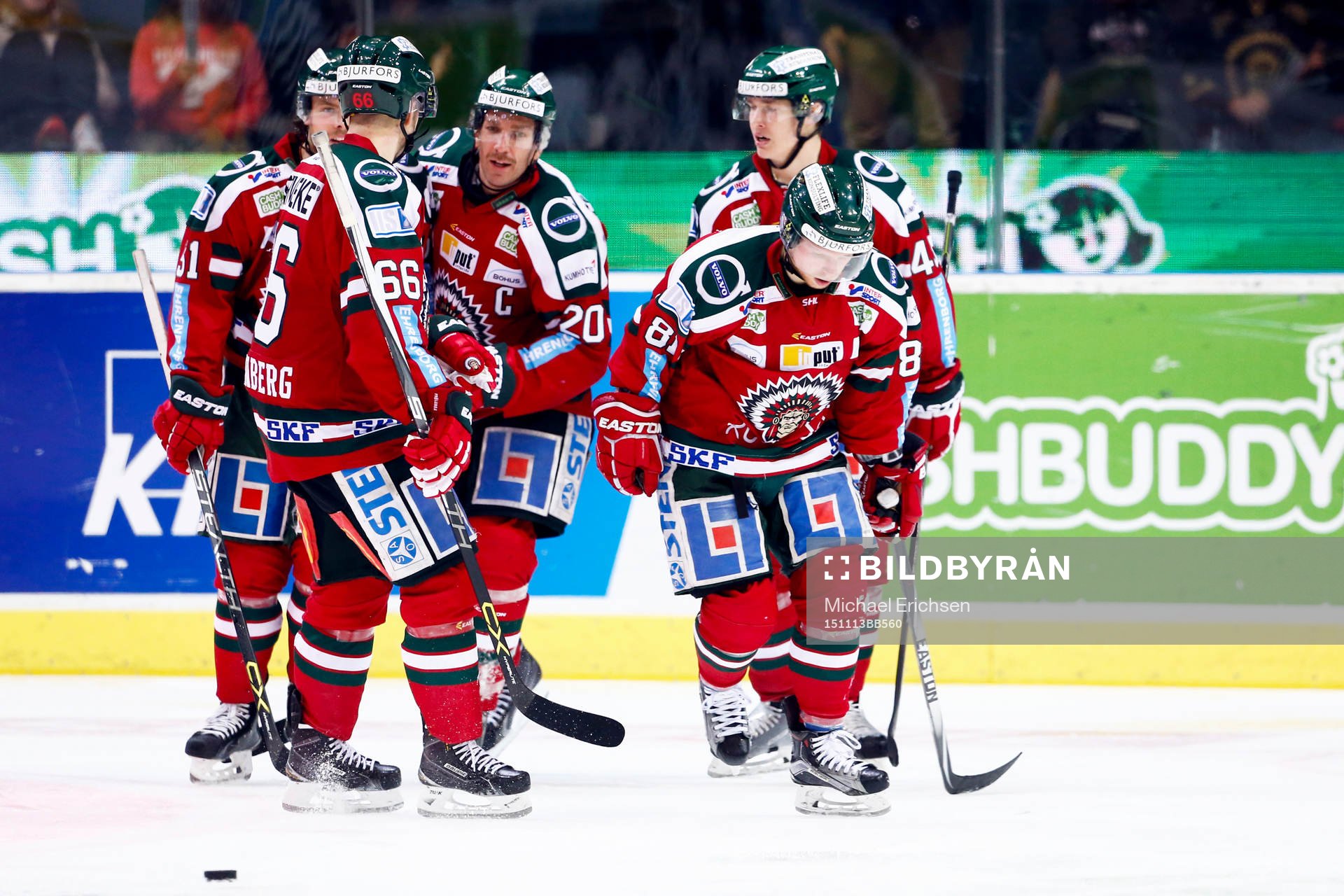 Frölundas Ryan Lasch jublar