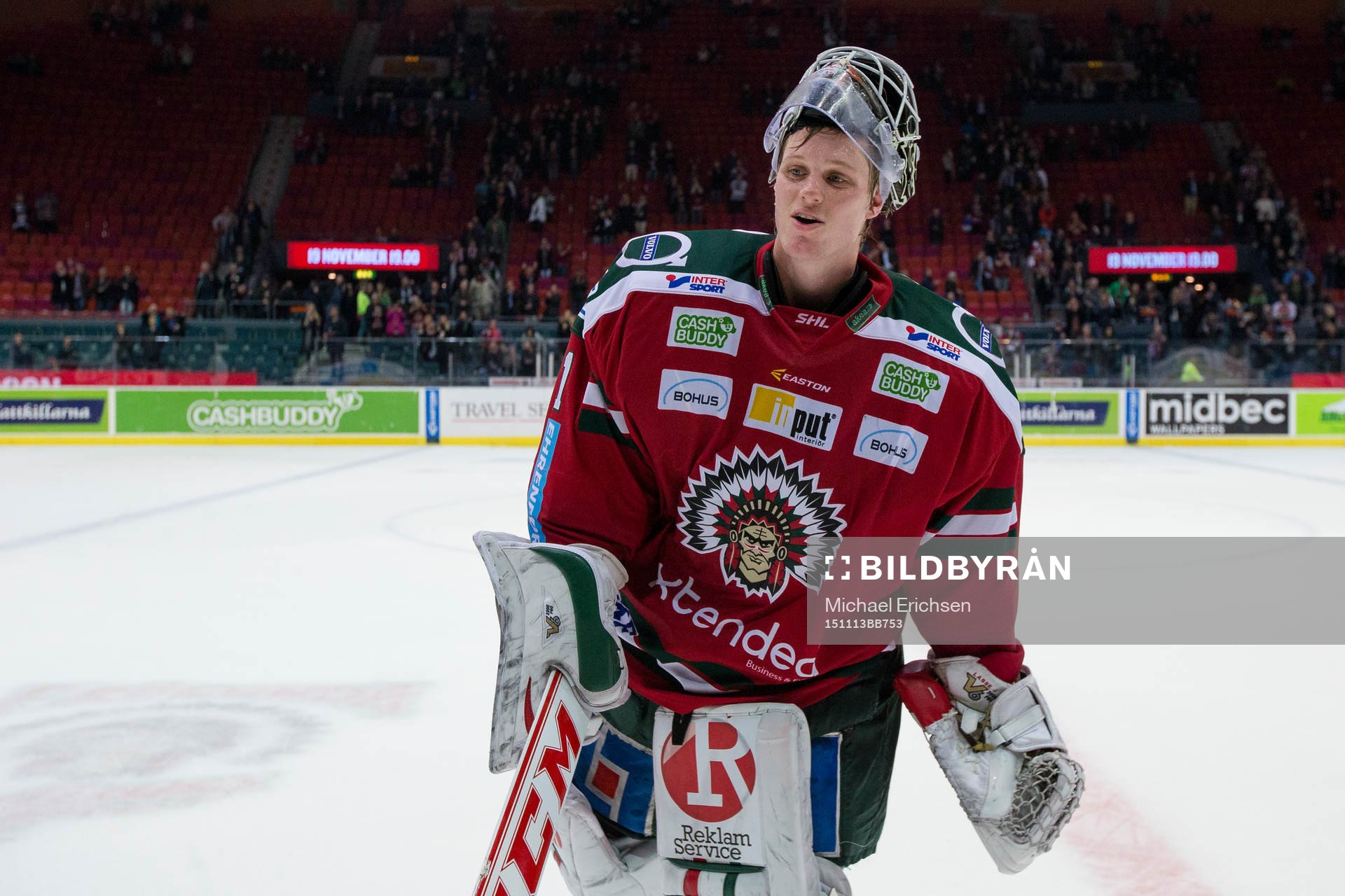 Frölundas målvakt Lars Johansson blir vald till matchens