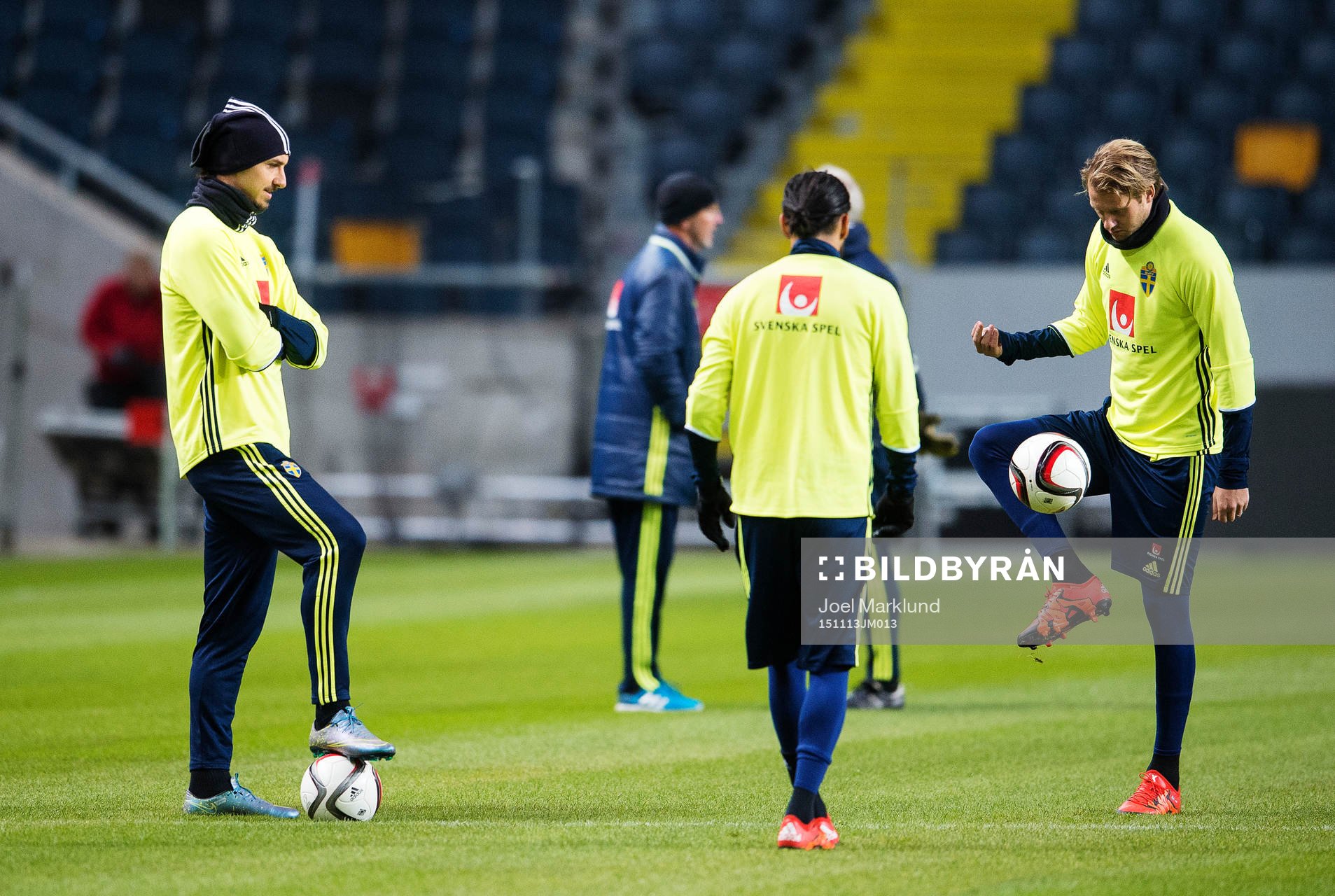 Zlatan Ibrahimovic, Erkan Zengin och Ola Toivonen