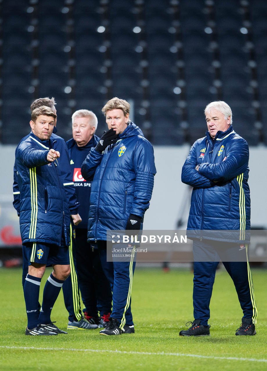 Marcus Allbäck, players manager, Peter Wettergren,