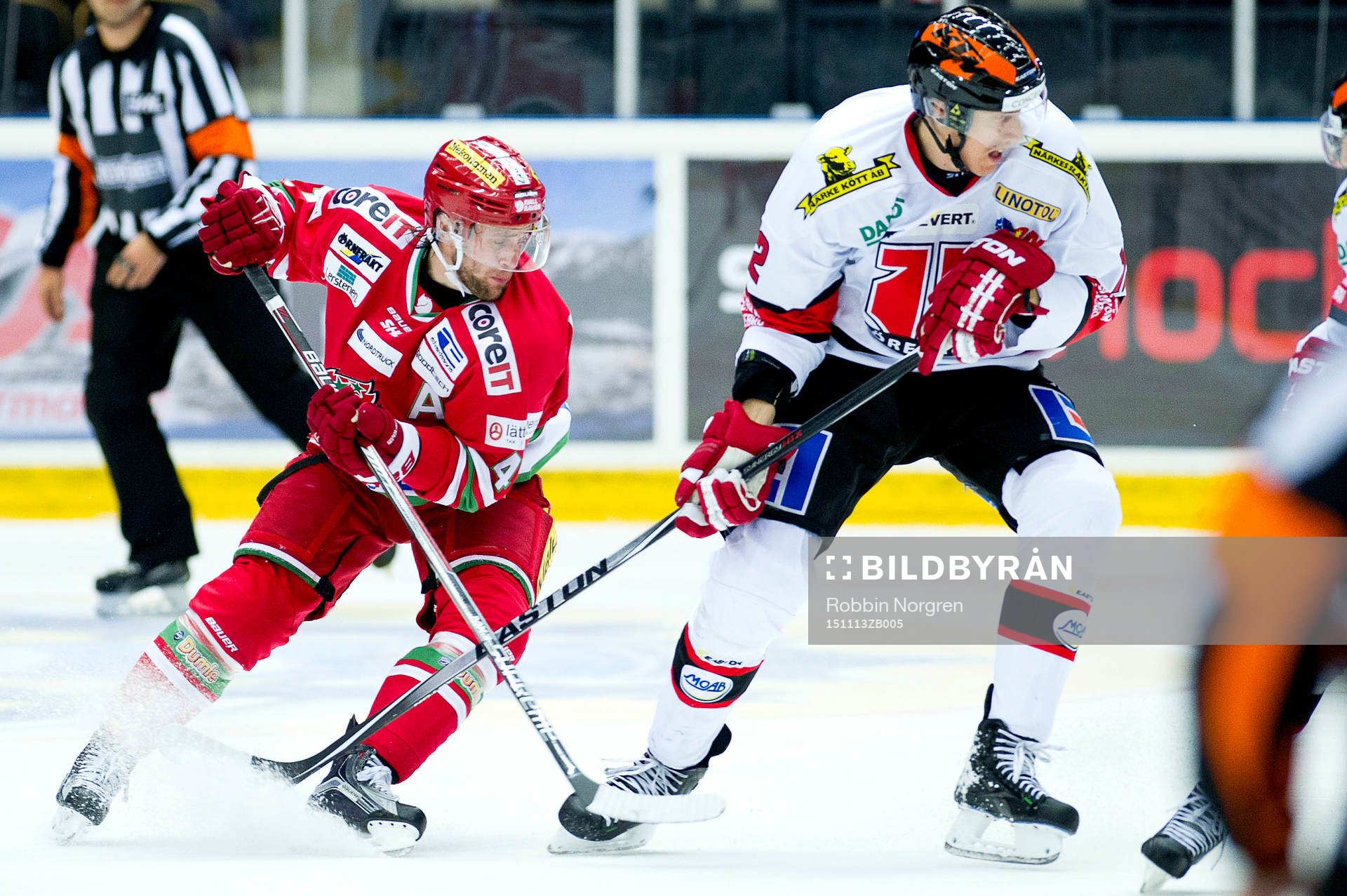Modos Oscar Hedman och Örebros Marko Anttila