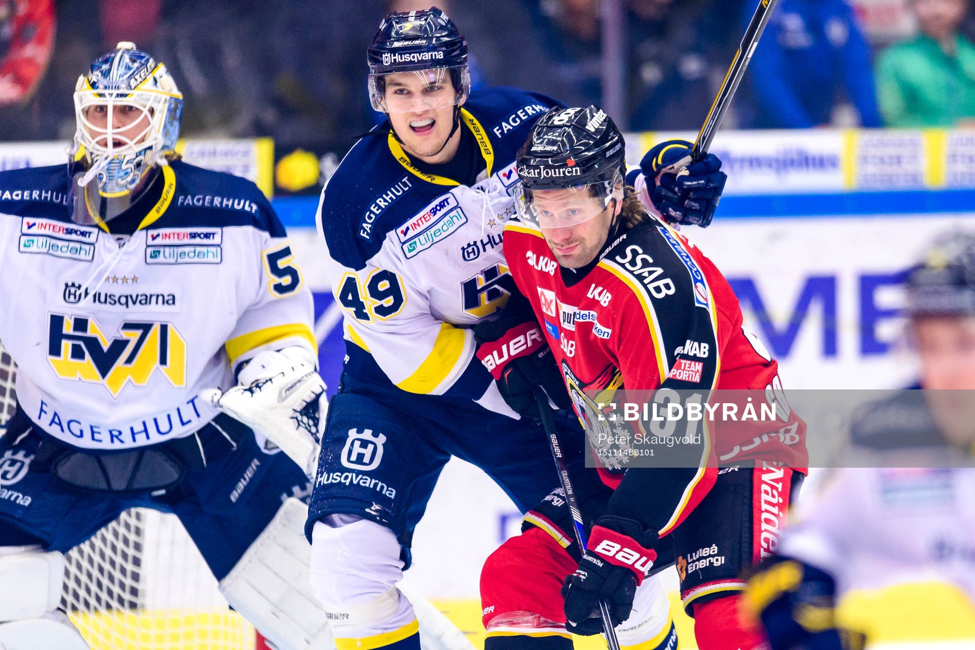 s Axel Eidstedt och Luleås Jonathan Granström