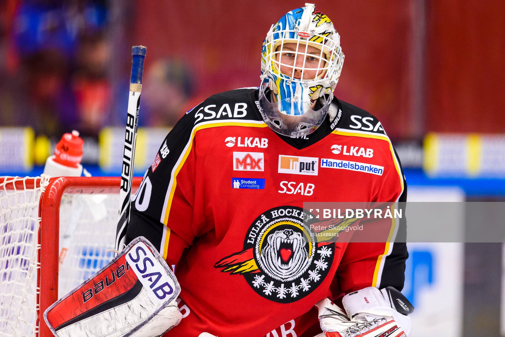 Luleås målvakt Filip Gustafsson