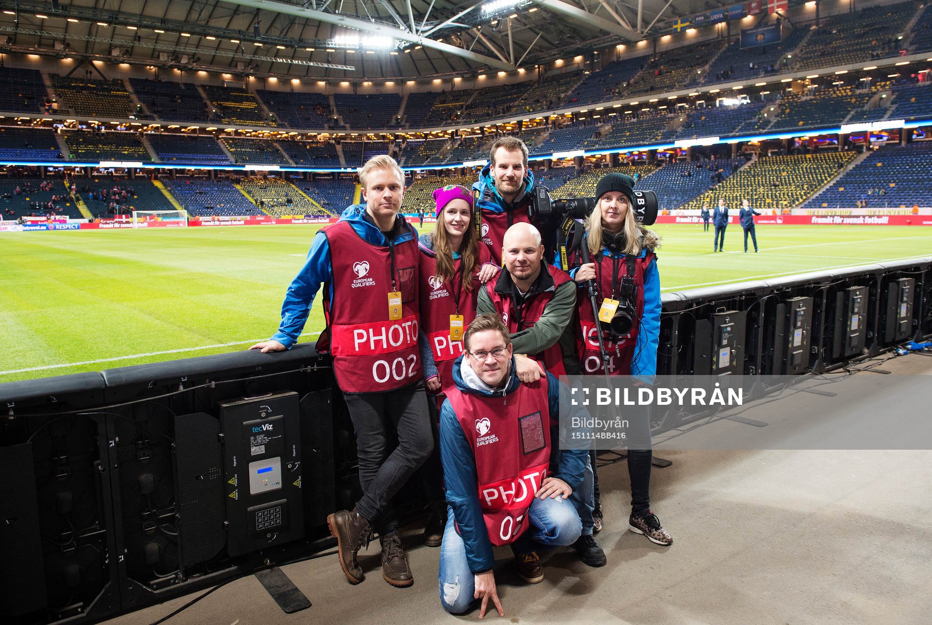 Bildbyråns team av fotografer