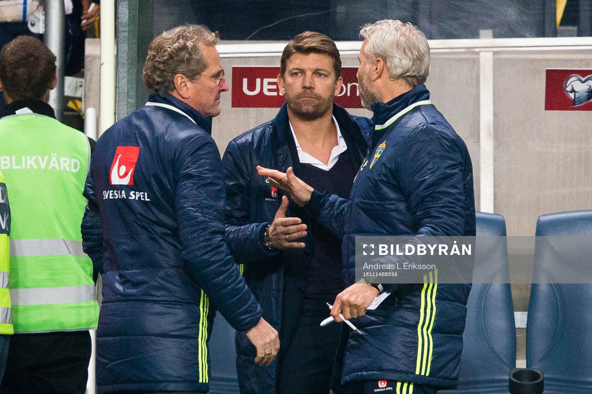 Sveriges förbundskapten Erik Hamrén, players manager