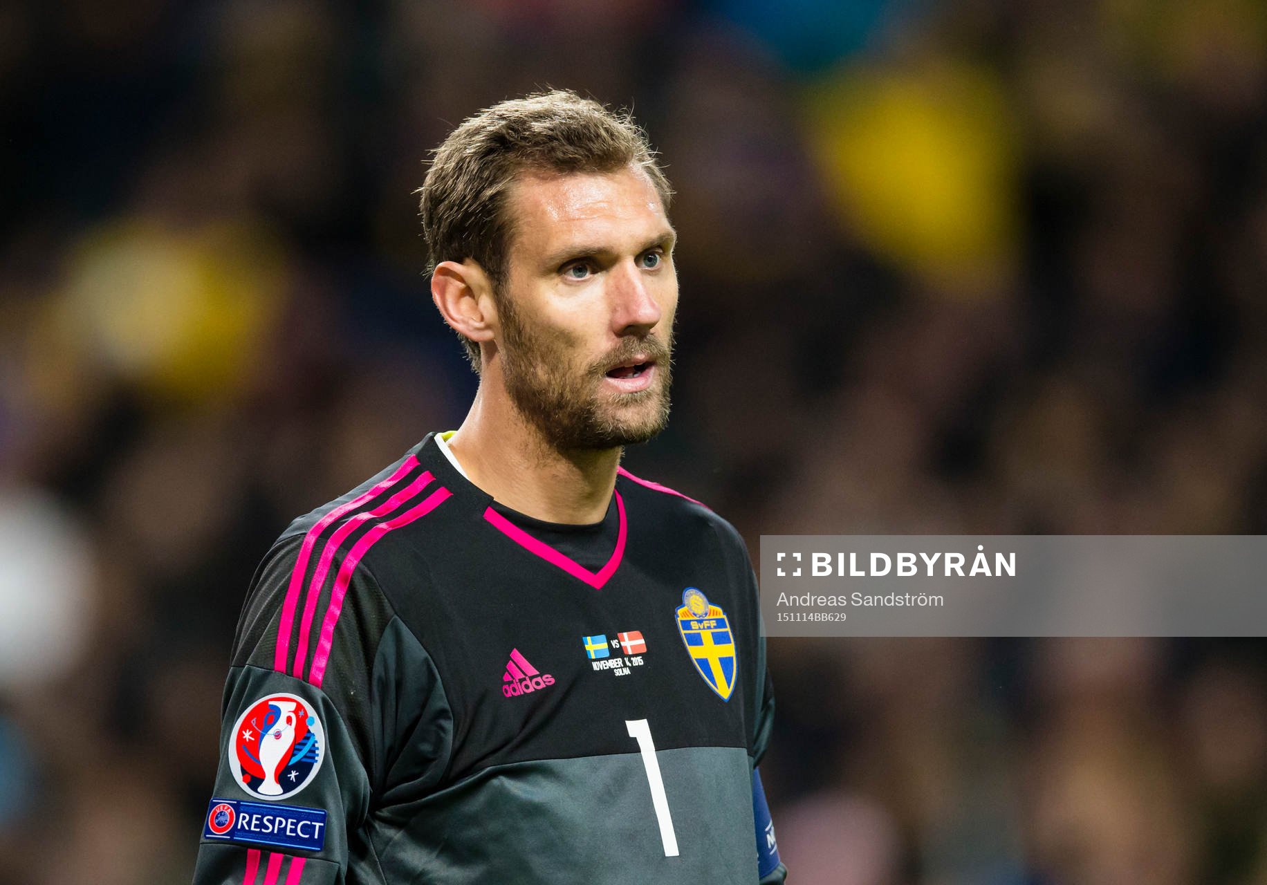 Sveriges målvakt Andreas Isaksson