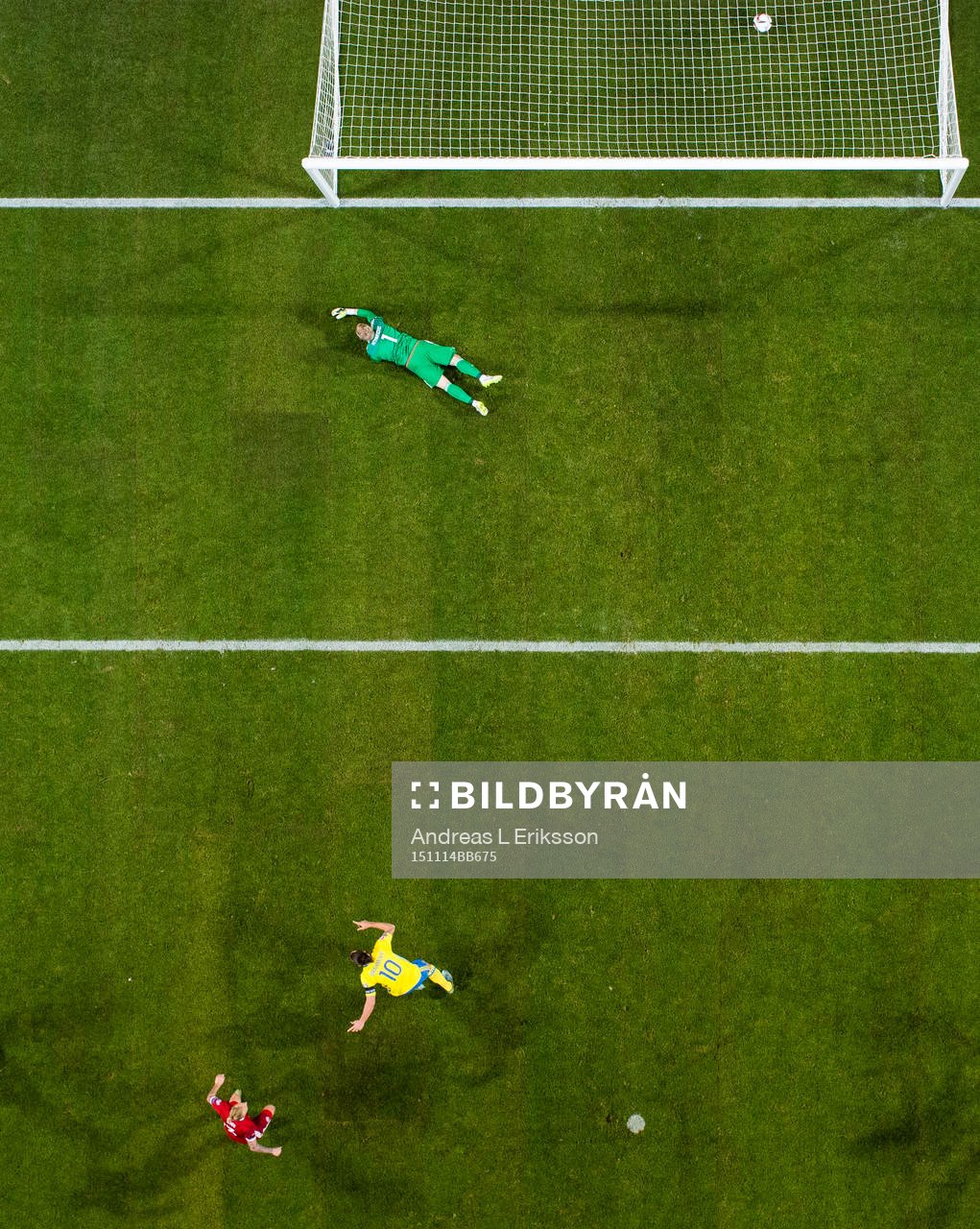 Sveriges Zlatan Ibrahimovic jublar