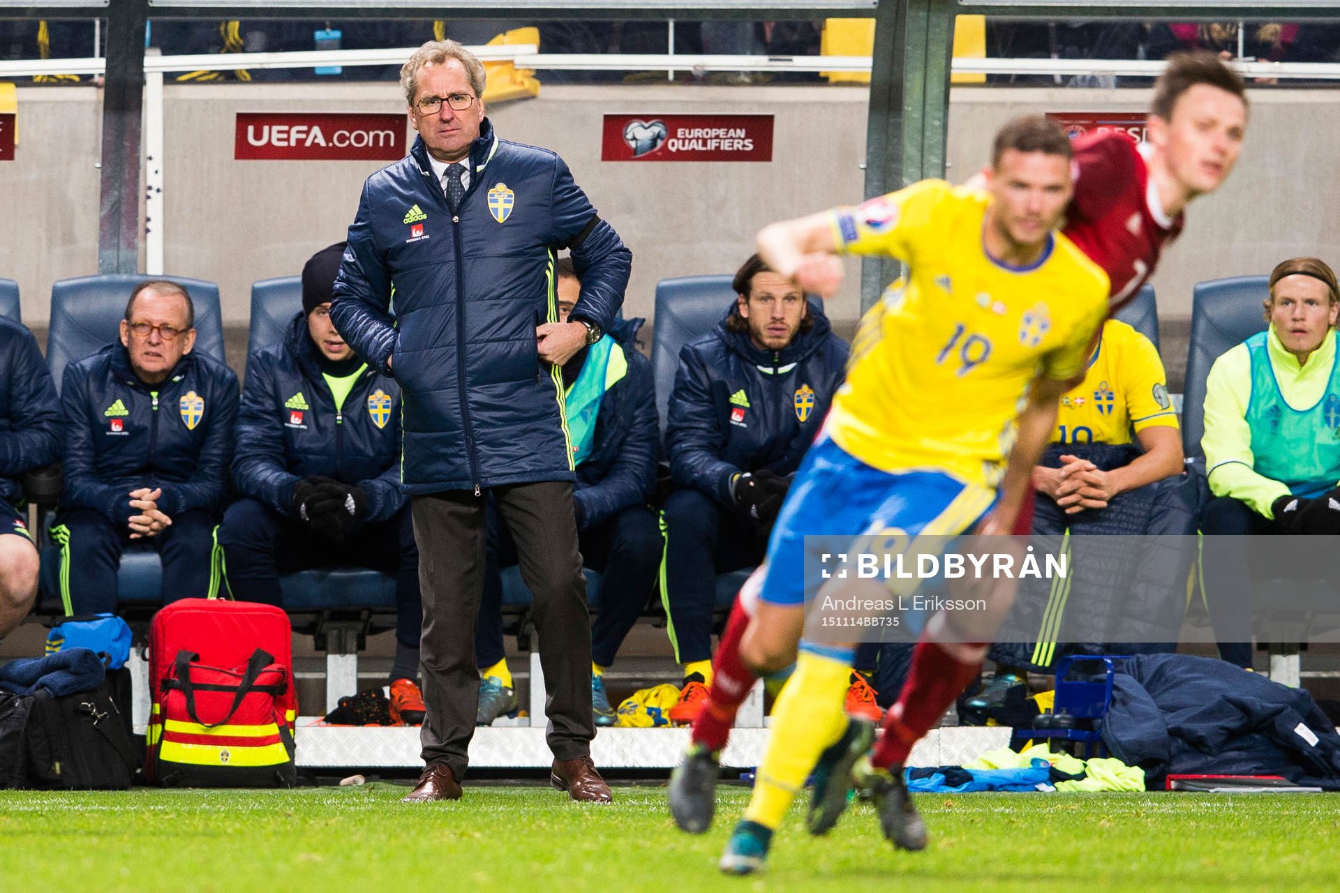 Sveriges förbundskapten Erik Hamrén