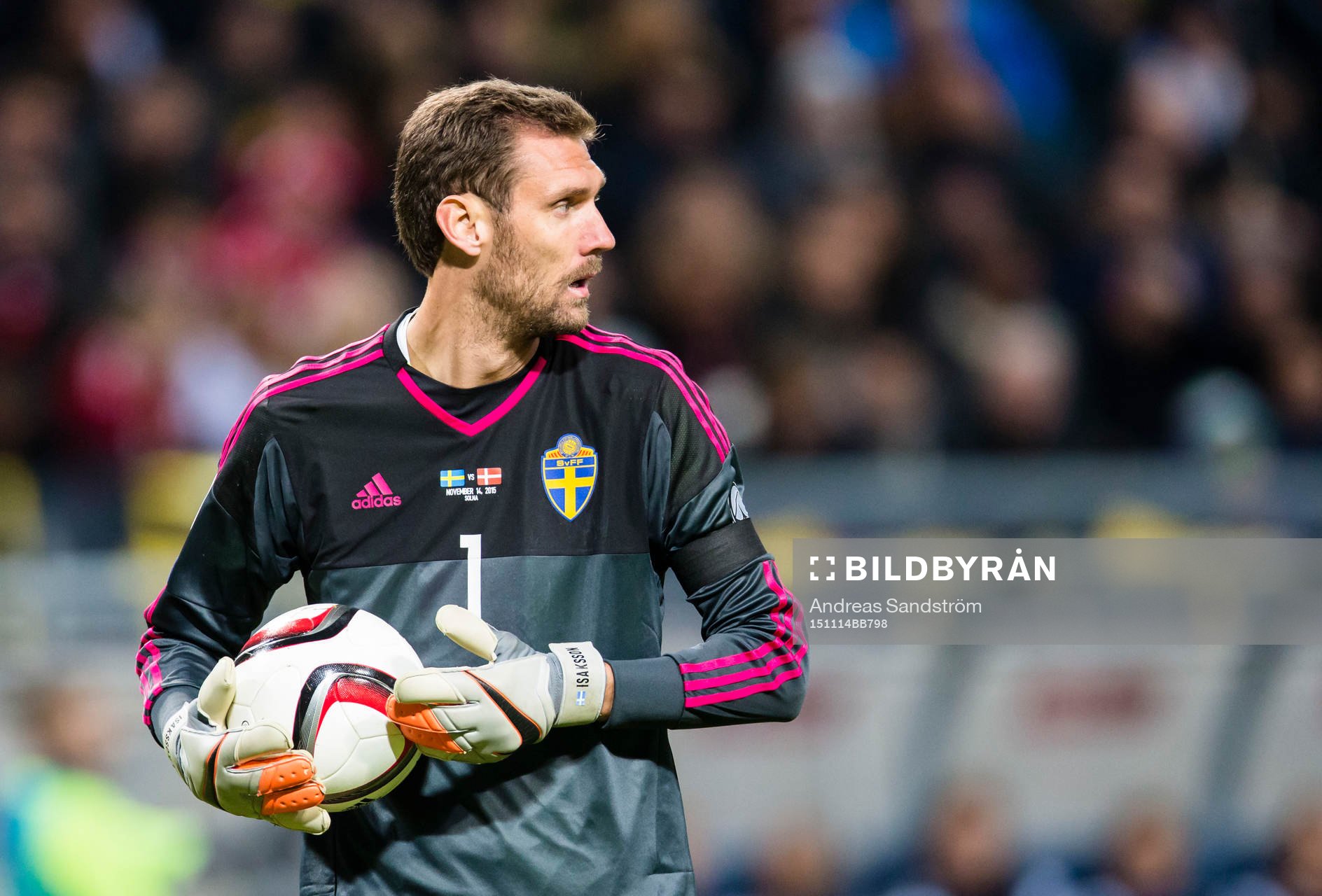 Sveriges målvakt Andreas Isaksson