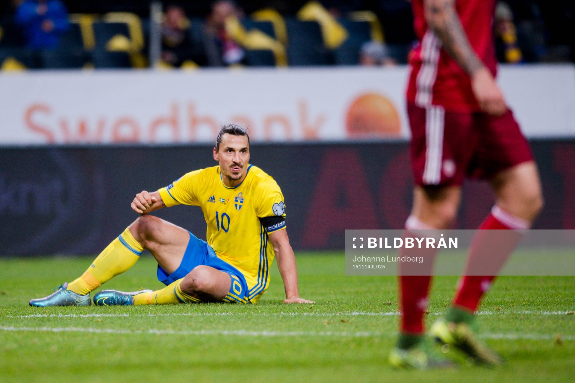 Sveriges Zlatan Ibrahimovic deppar