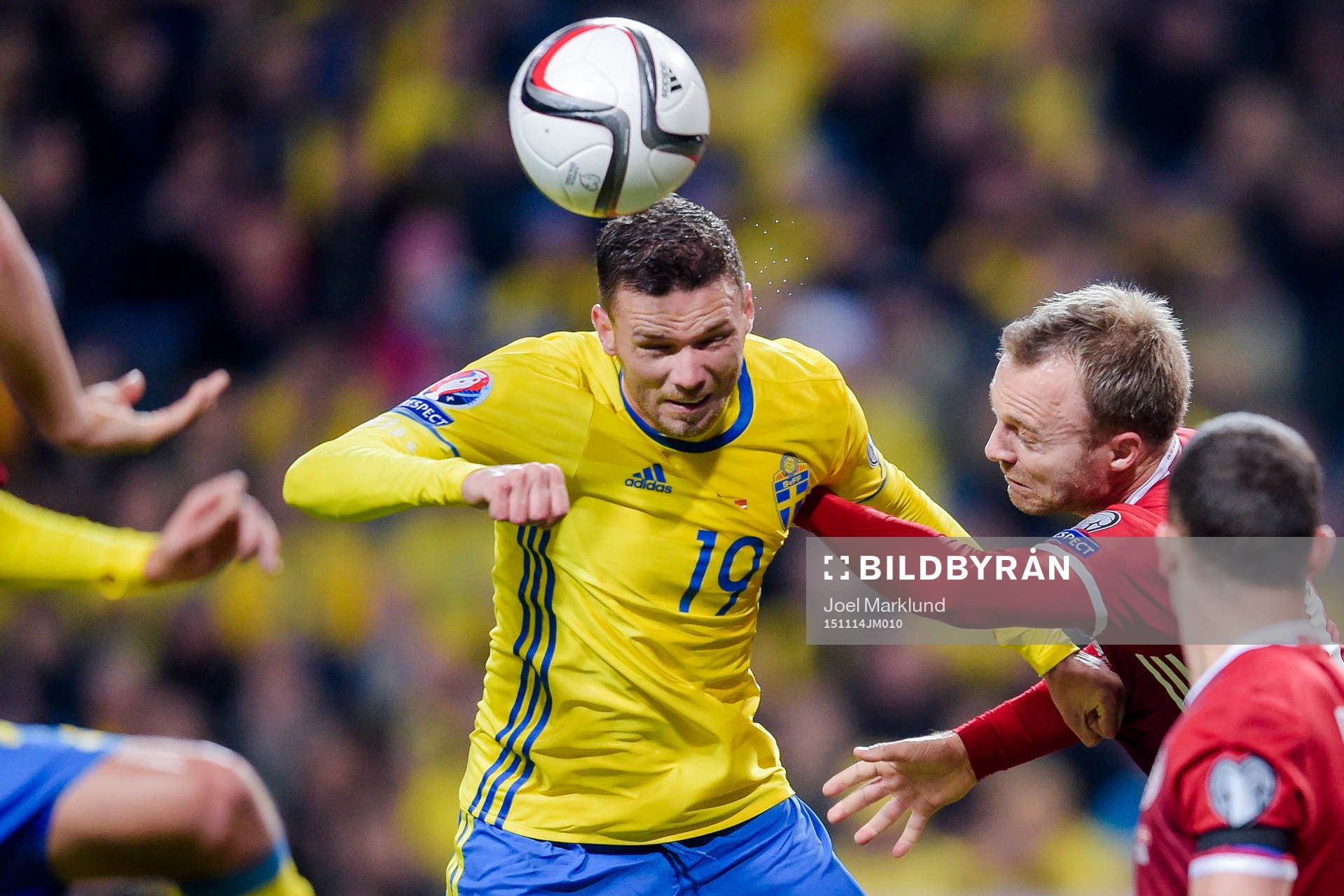 Sveriges Marcus Berg i en nickduell