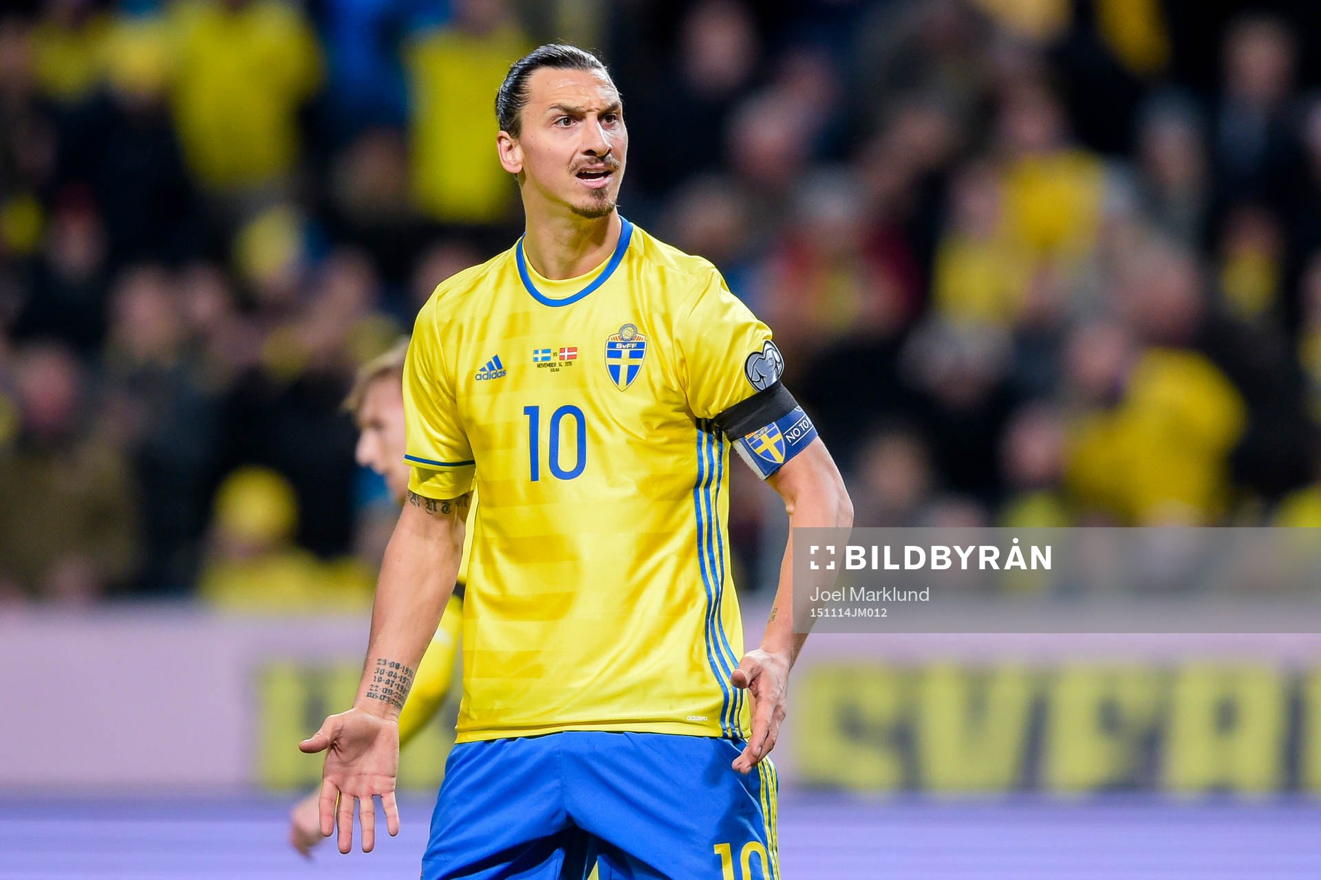 Sveriges Zlatan Ibrahimovic deppar