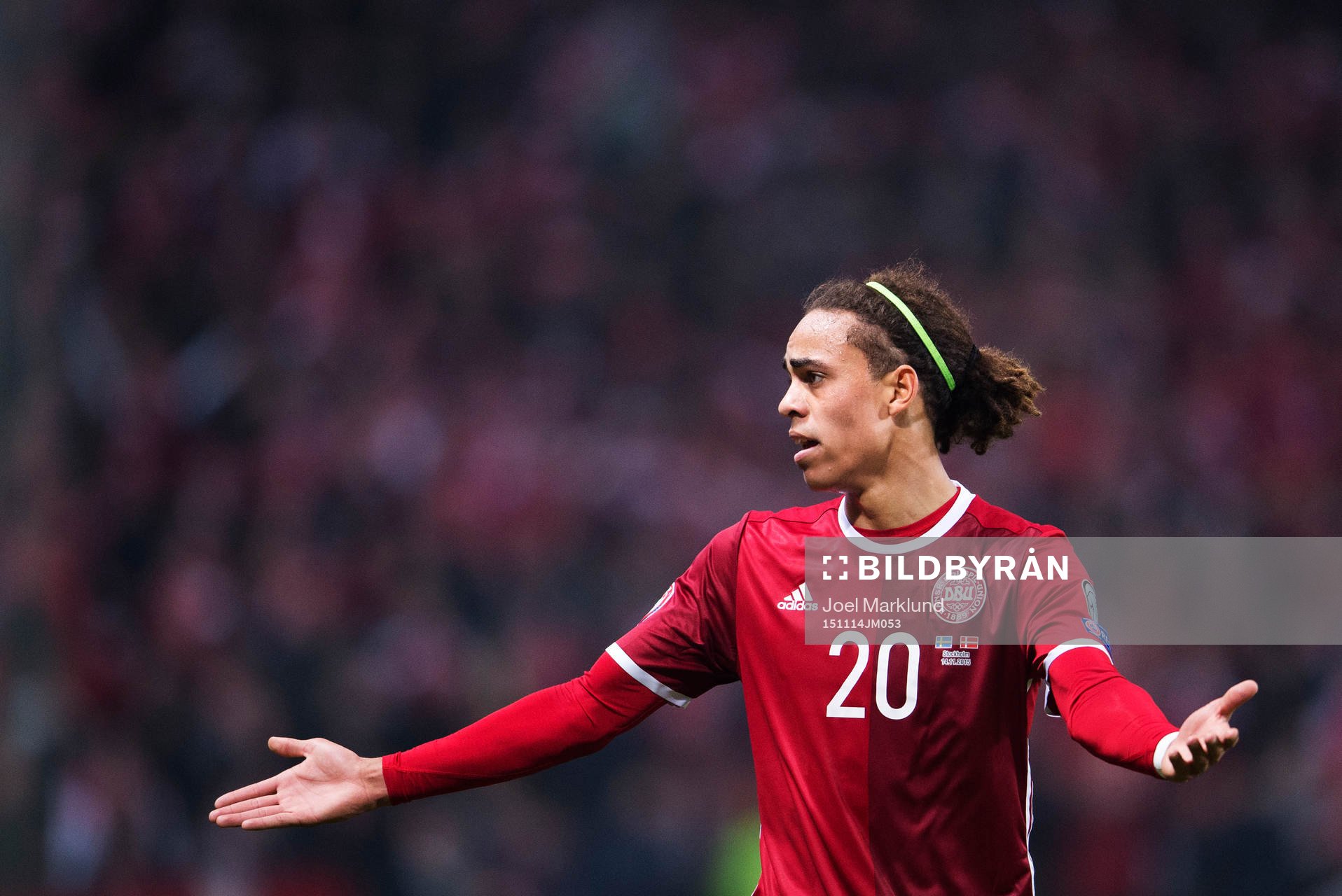 Danmarks Yussuf Poulsen deppar