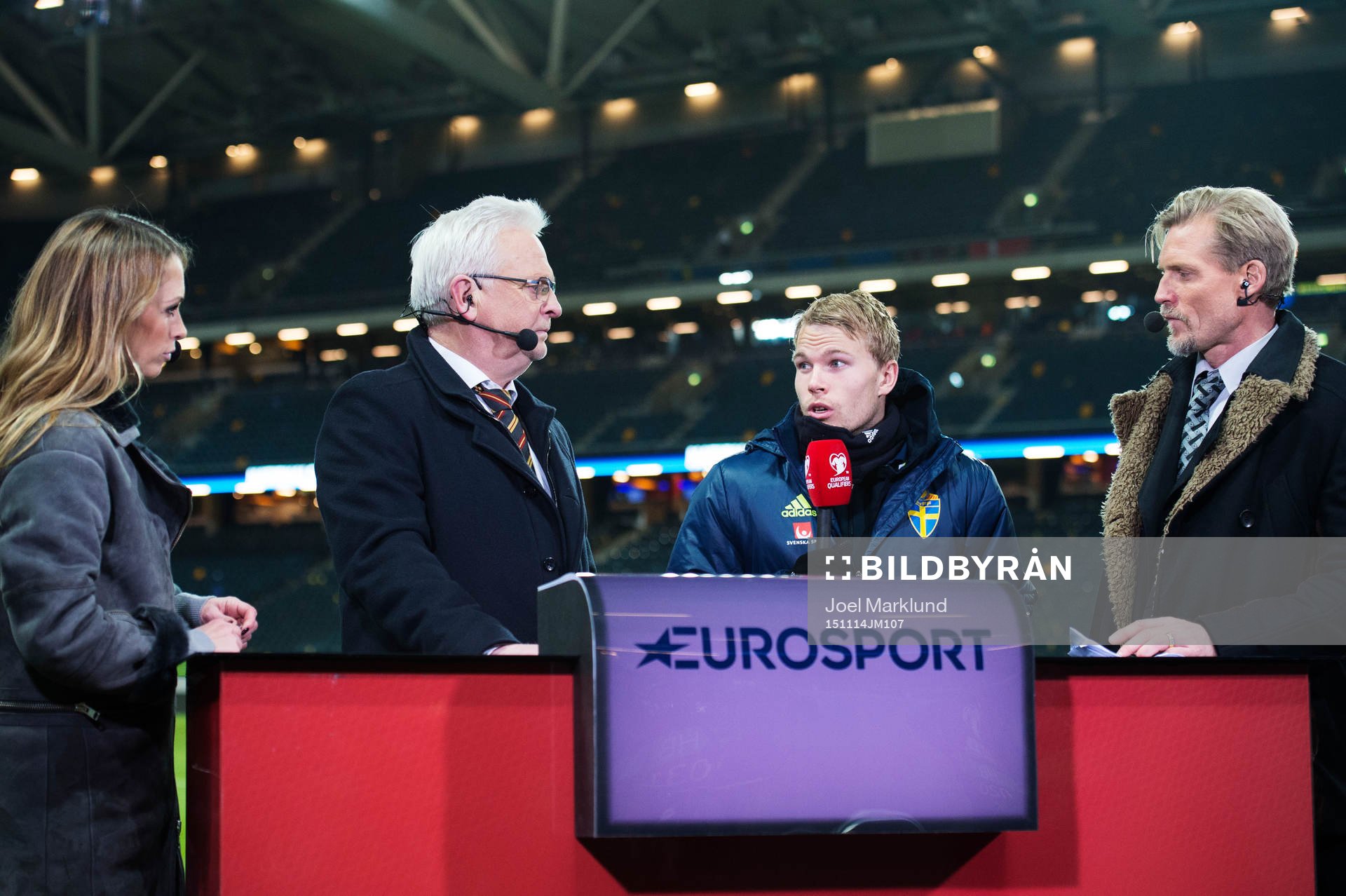 Karin Frick, Hans Backe, Sveriges Oscar Lewicki och Johan