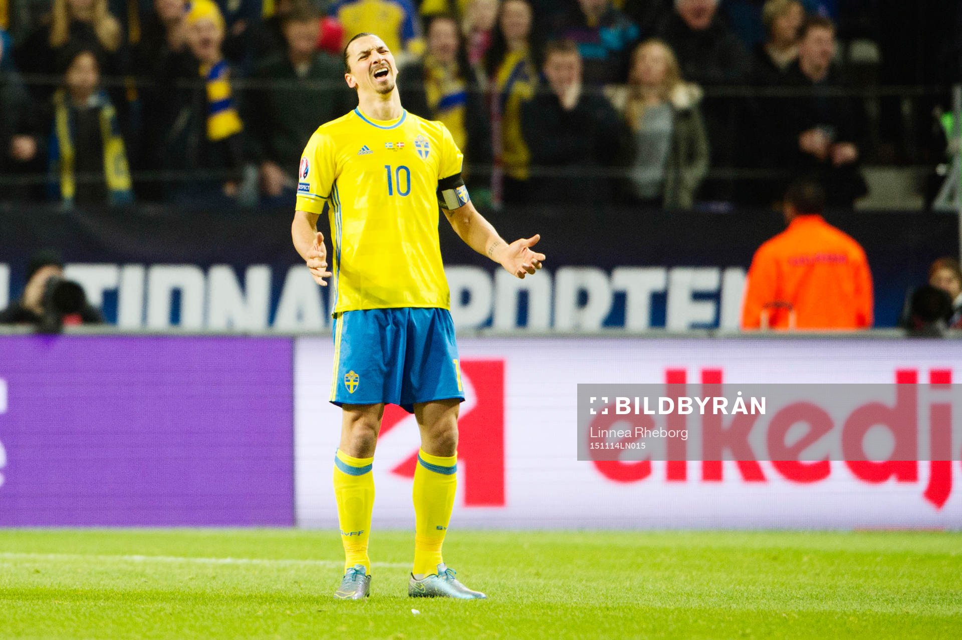 Sveriges Zlatan Ibrahimovic deppar