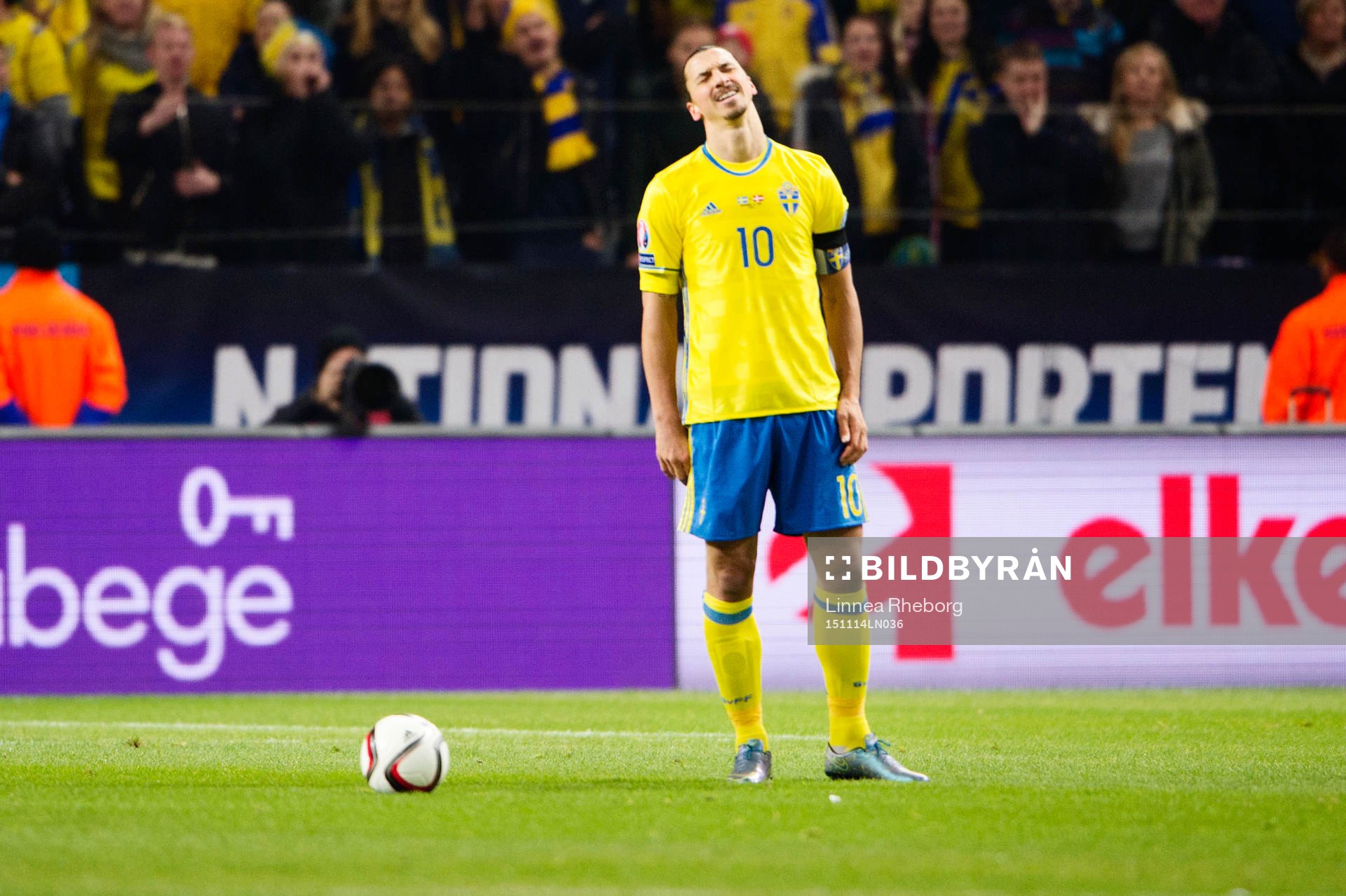 Sveriges Zlatan Ibrahimovic deppar