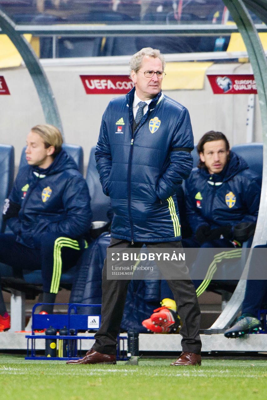 Sveriges förbundskapten Erik Hamrén
