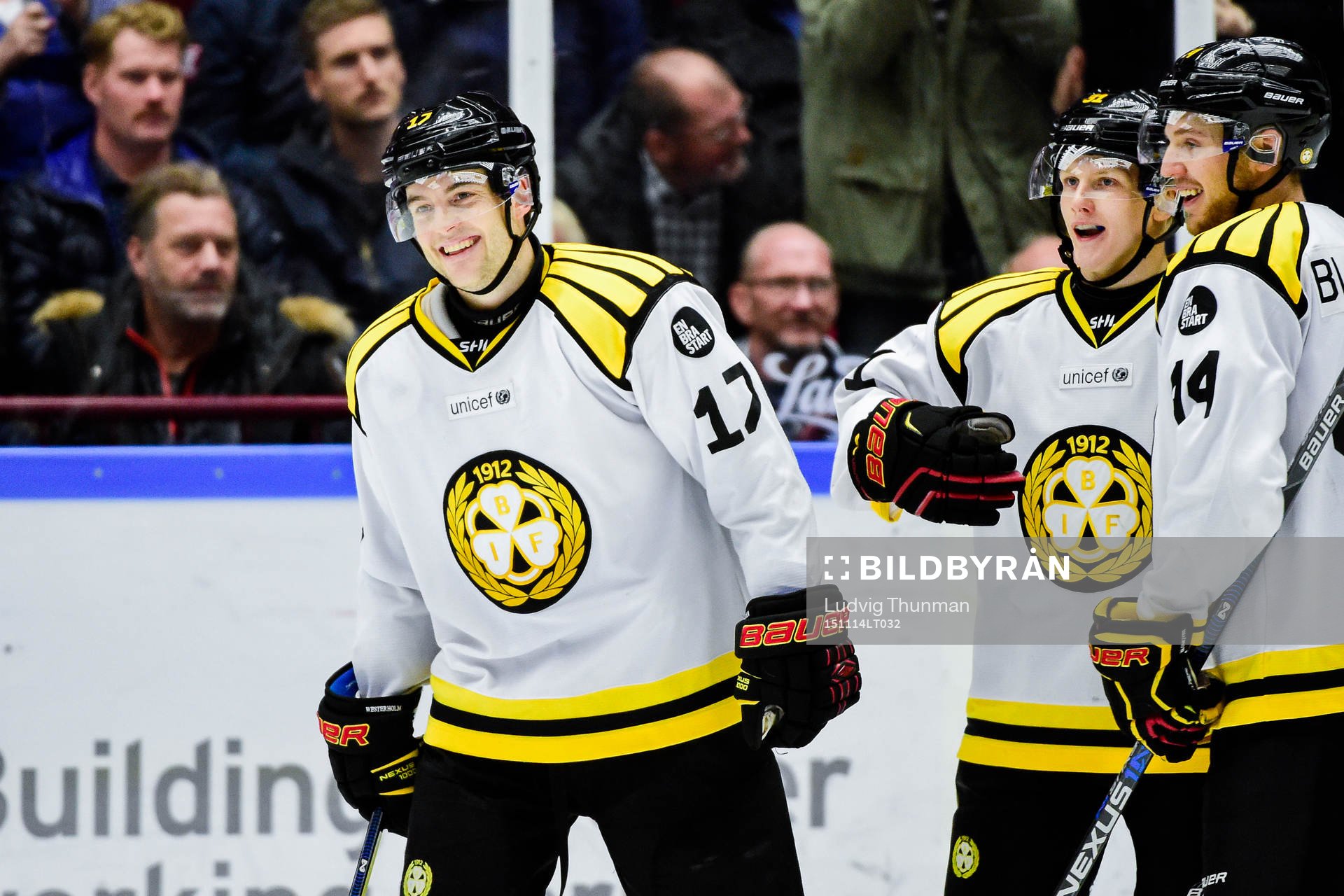 Brynäs Pathrik Westerholm, Daniel Mannberg och Jacob