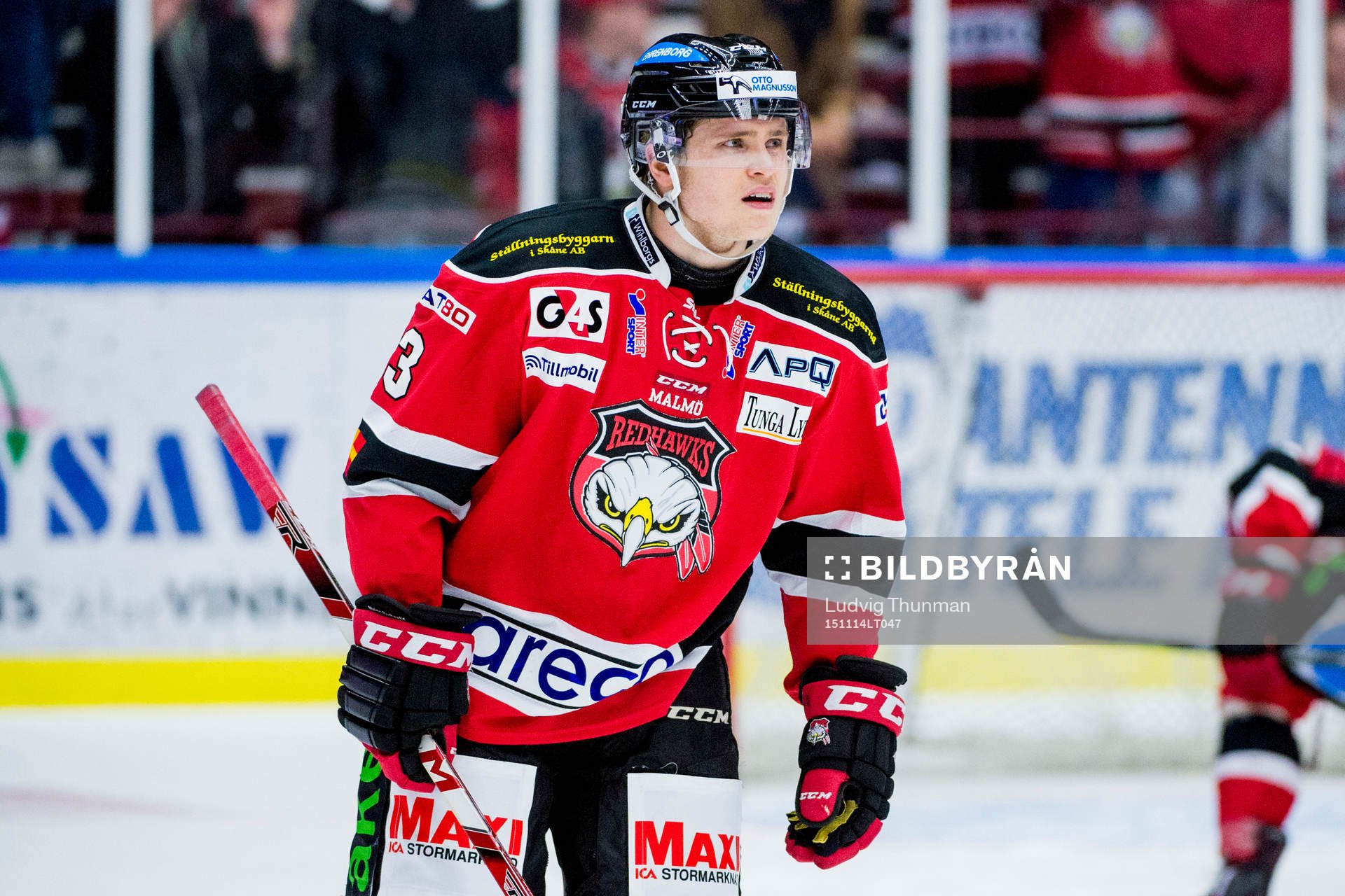 Malmö Redhawks Christoffer Forsberg deppar