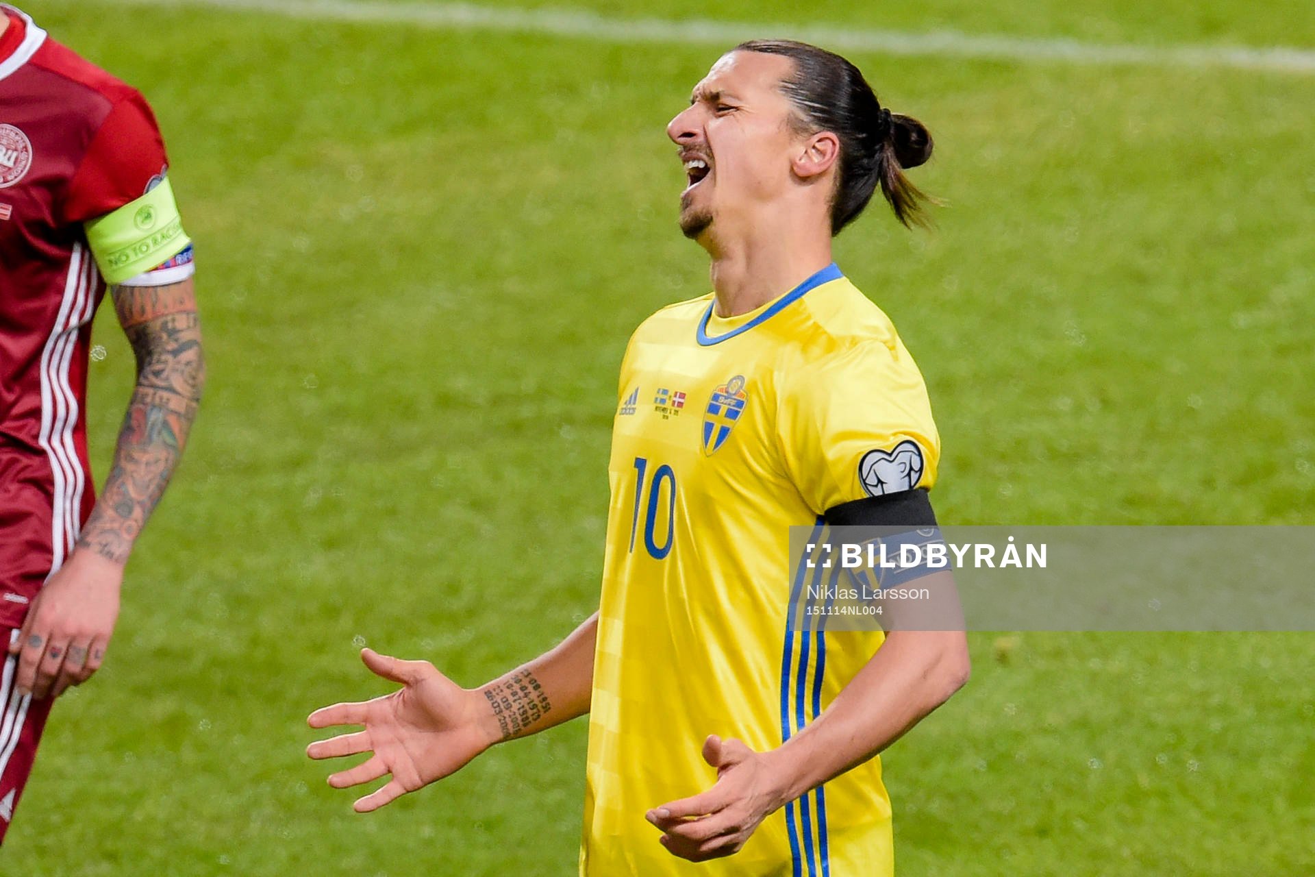Sveriges Zlatan Ibrahimovic deppar