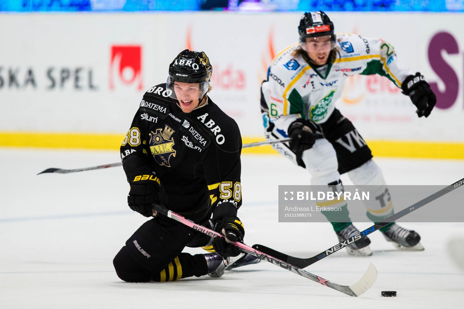 s Calle Åsell och Björklövens Viktor Ekeståhl-Jonsson