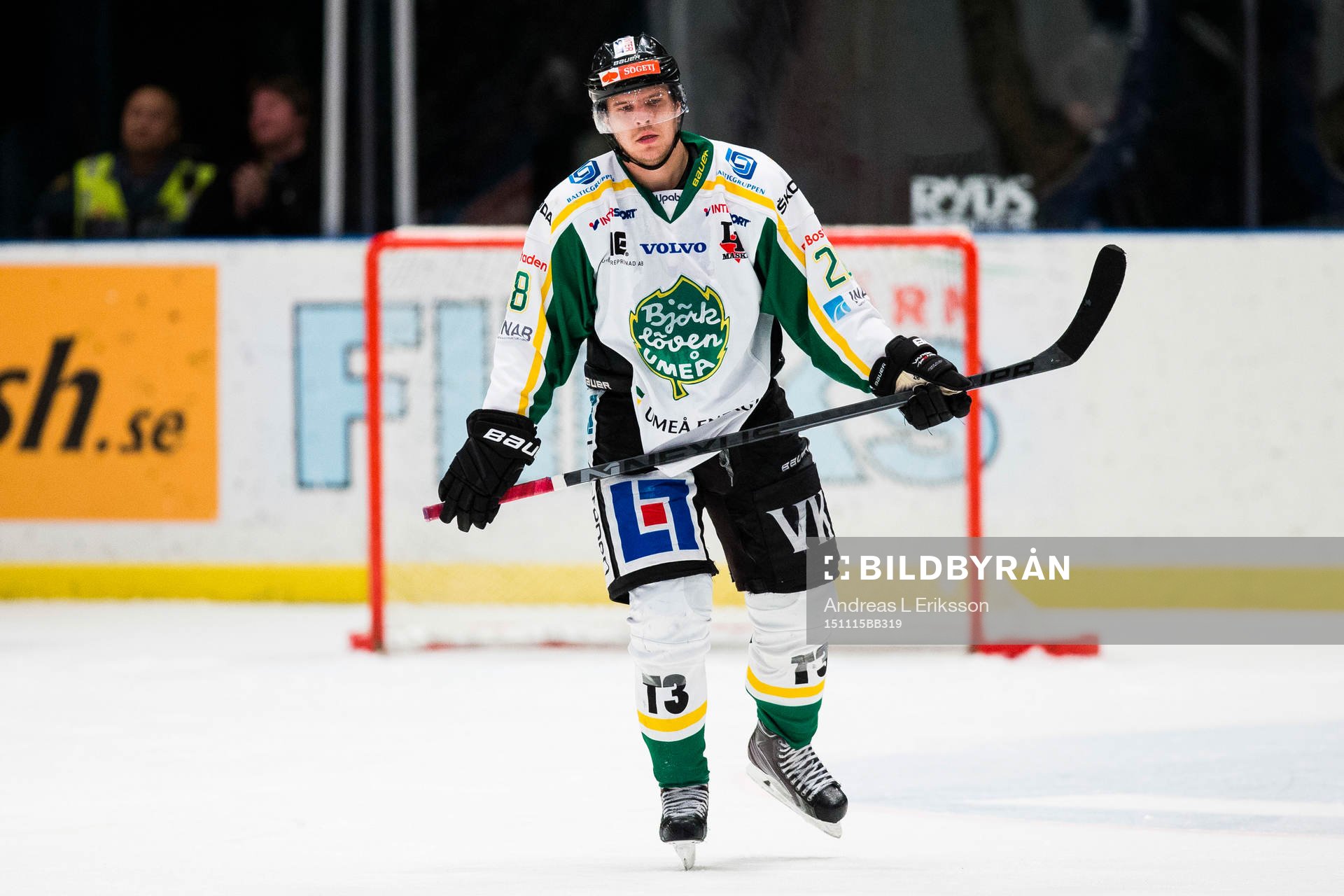 Björklövens Lucas Sandström ser deppig ut