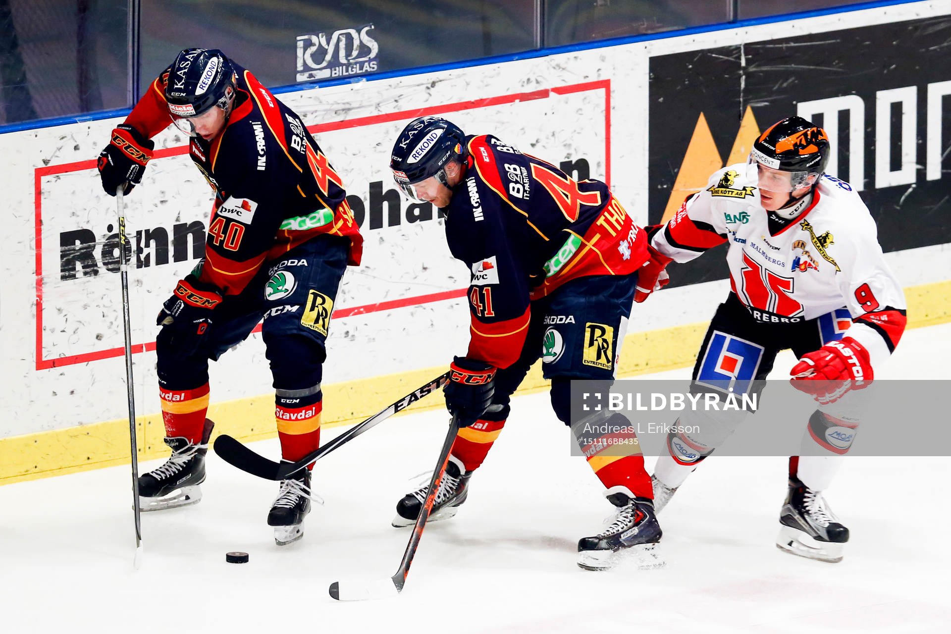 Djurgårdens Tomi Sallinen och Patrick Thoresen och