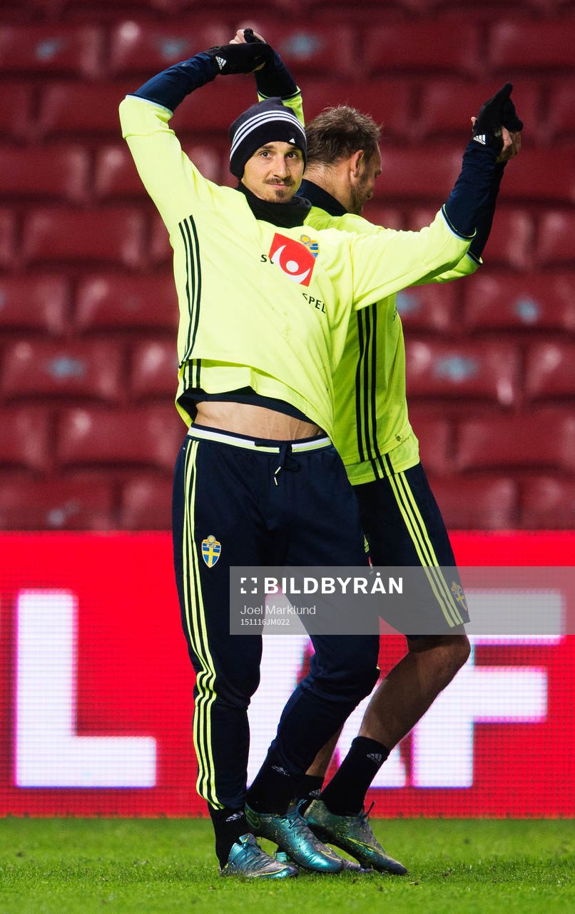 Zlatan Ibrahimovic och Andreas Granqvist