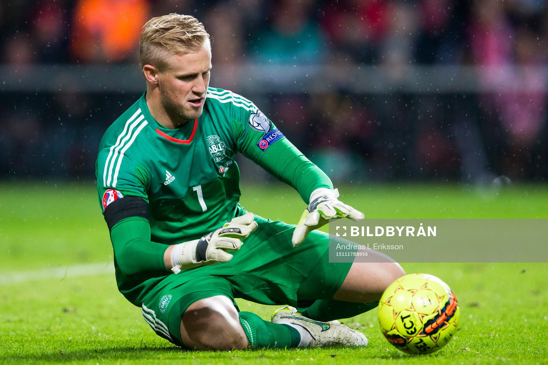 Danmarks målvakt Kasper Schmeichel