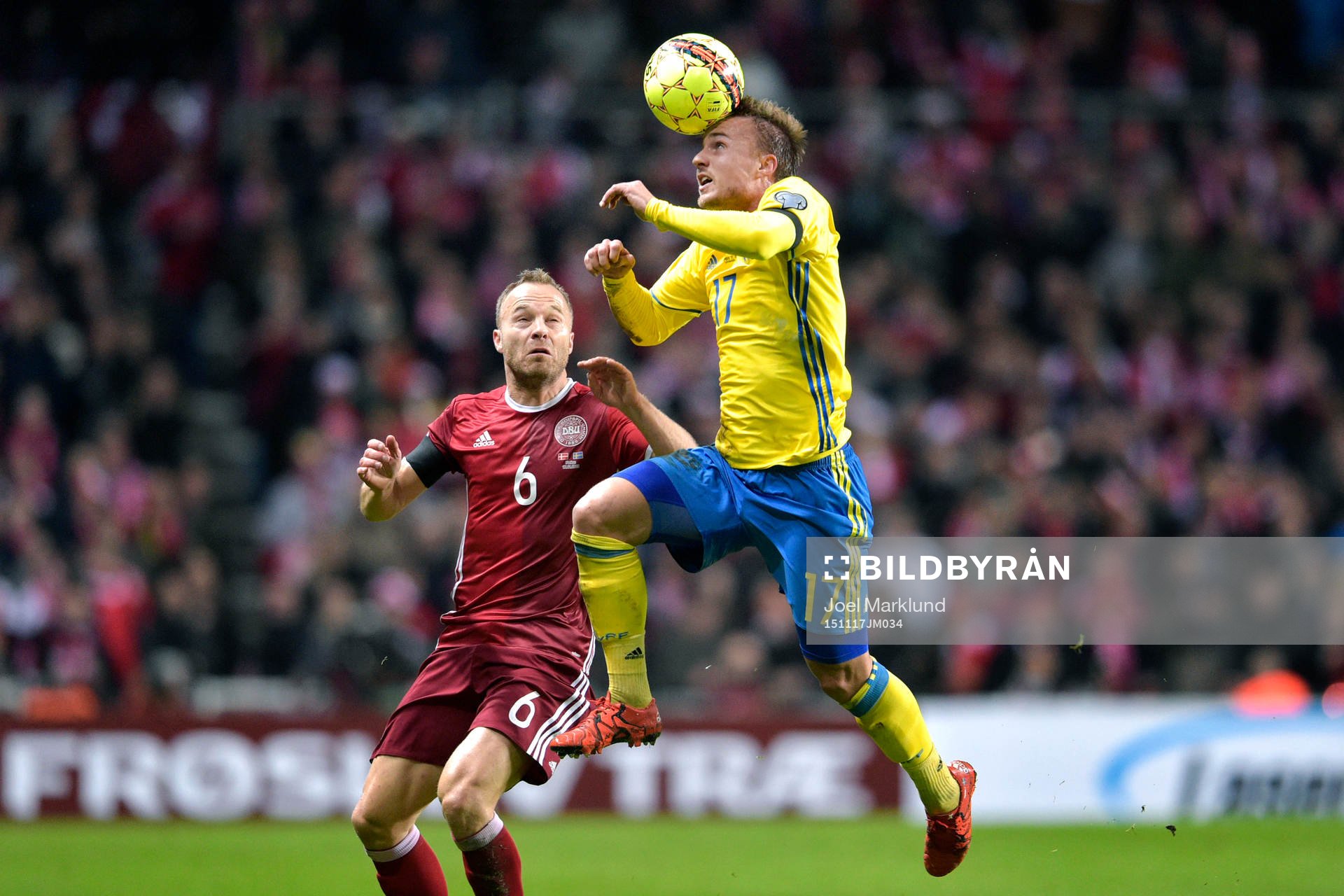 Danmarks Lars Jacobsen och Sveriges Pierre Bengtsson