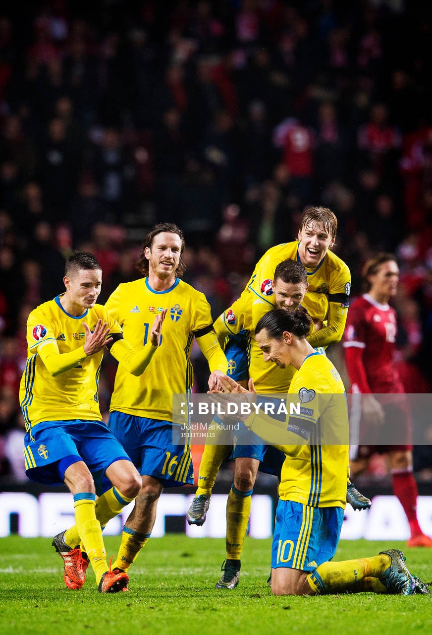 Sveriges Mikael Lustig, Gustav Svensson, Zlatan