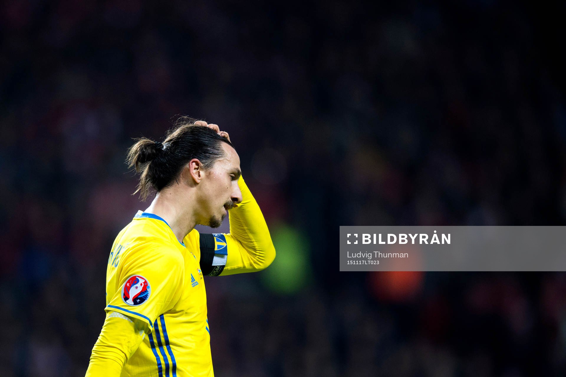Sveriges Zlatan Ibrahimovic deppar