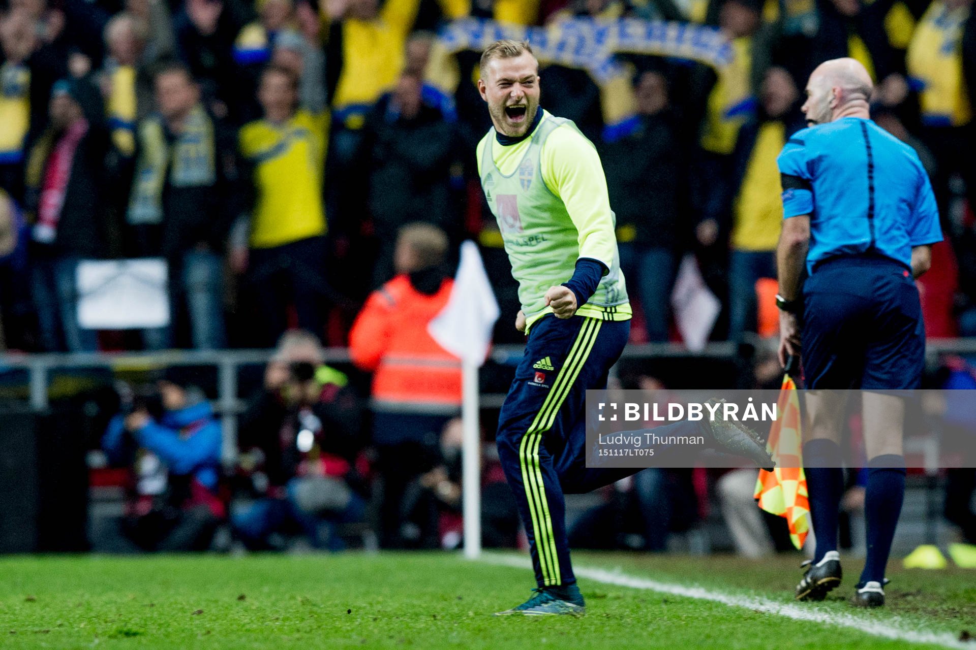 Sveriges John Guidetti jublar