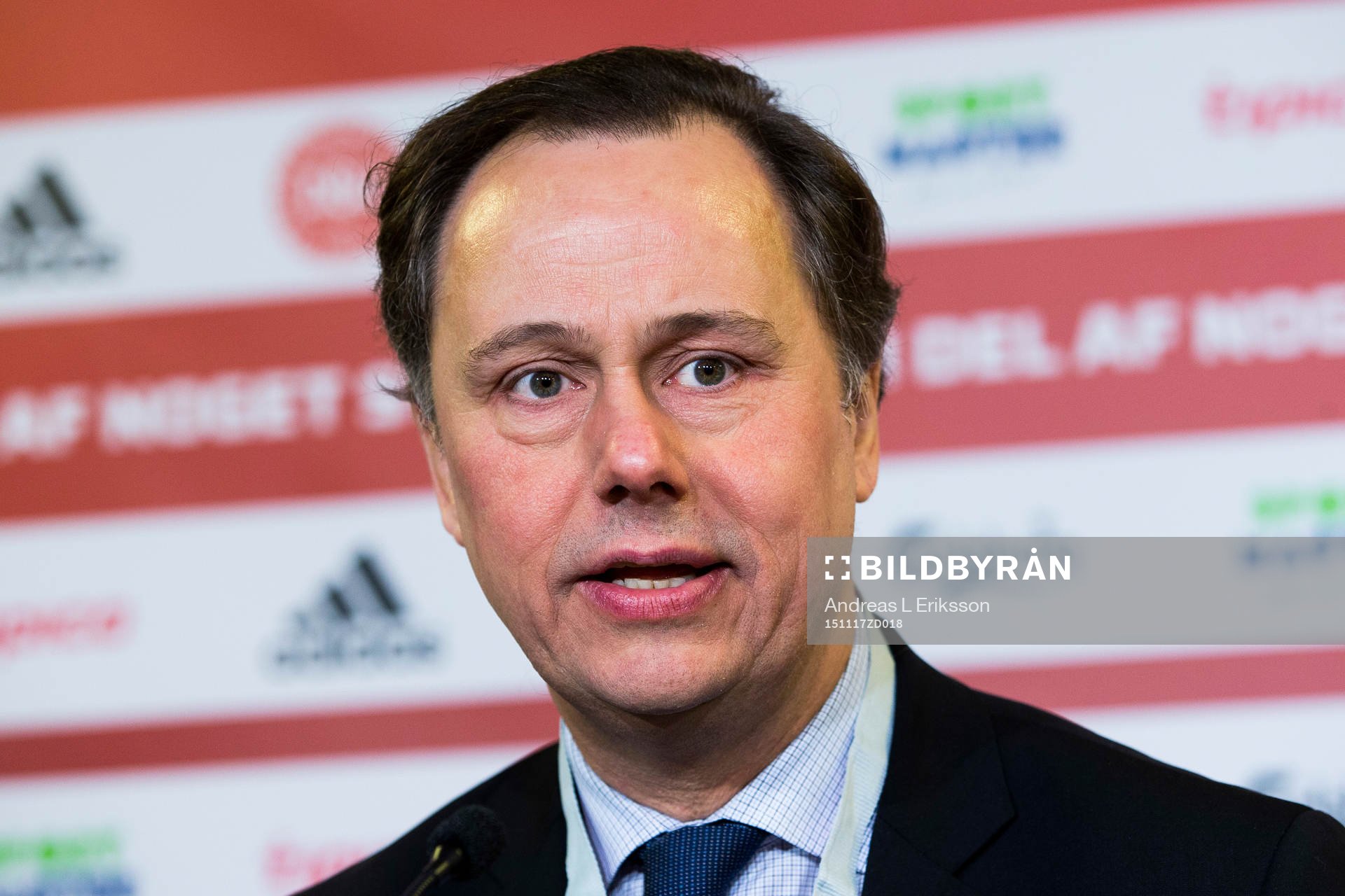 Sveriges presschef Niklas Bodell