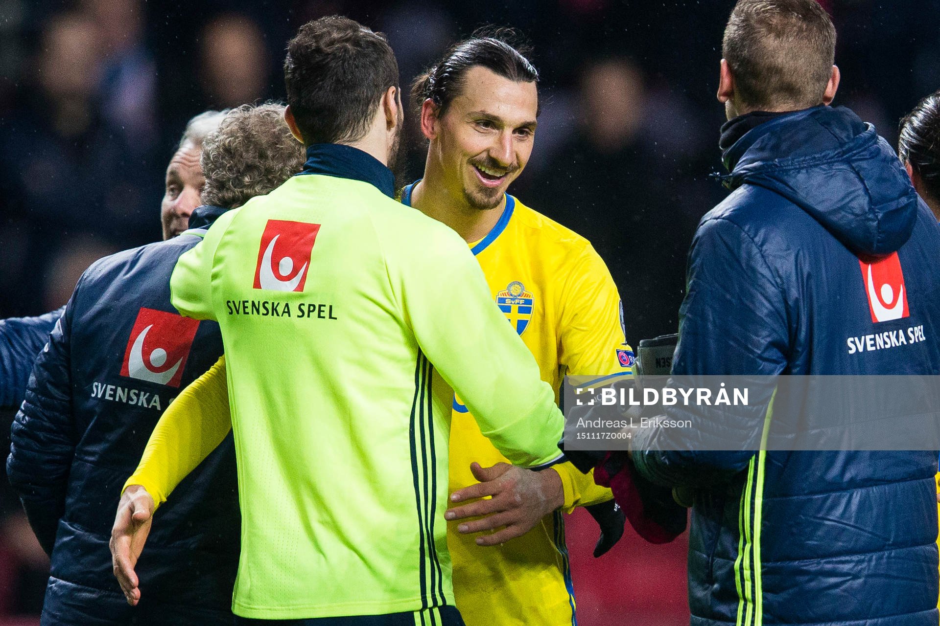 Sveriges Emir Kujovic kramar om Sveriges Zlatan Ibrahimovic