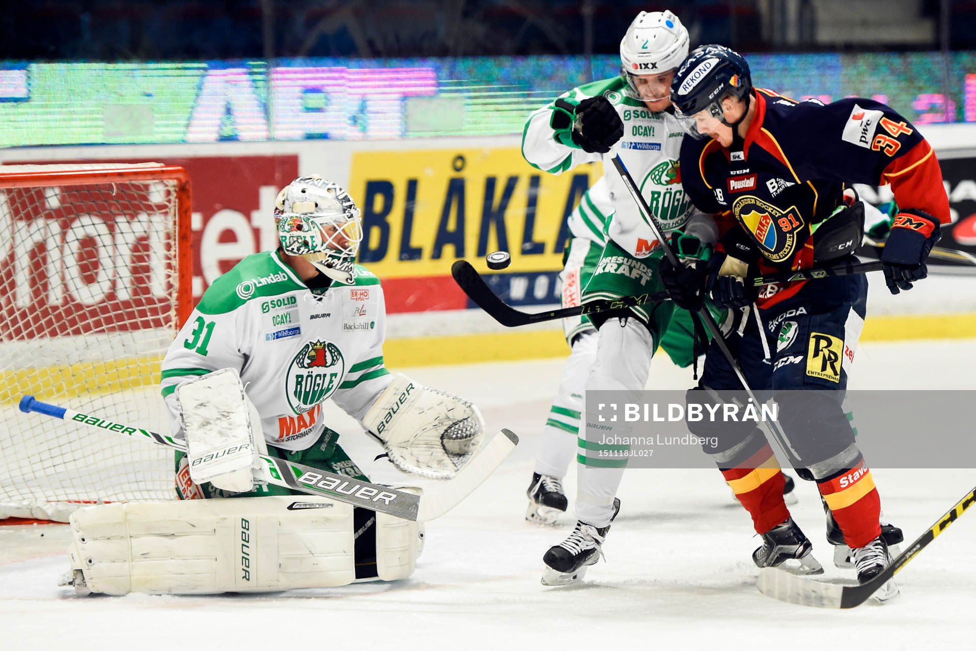 Djurgårdens Daniel Brodin  och Rögles Jens Hellgren