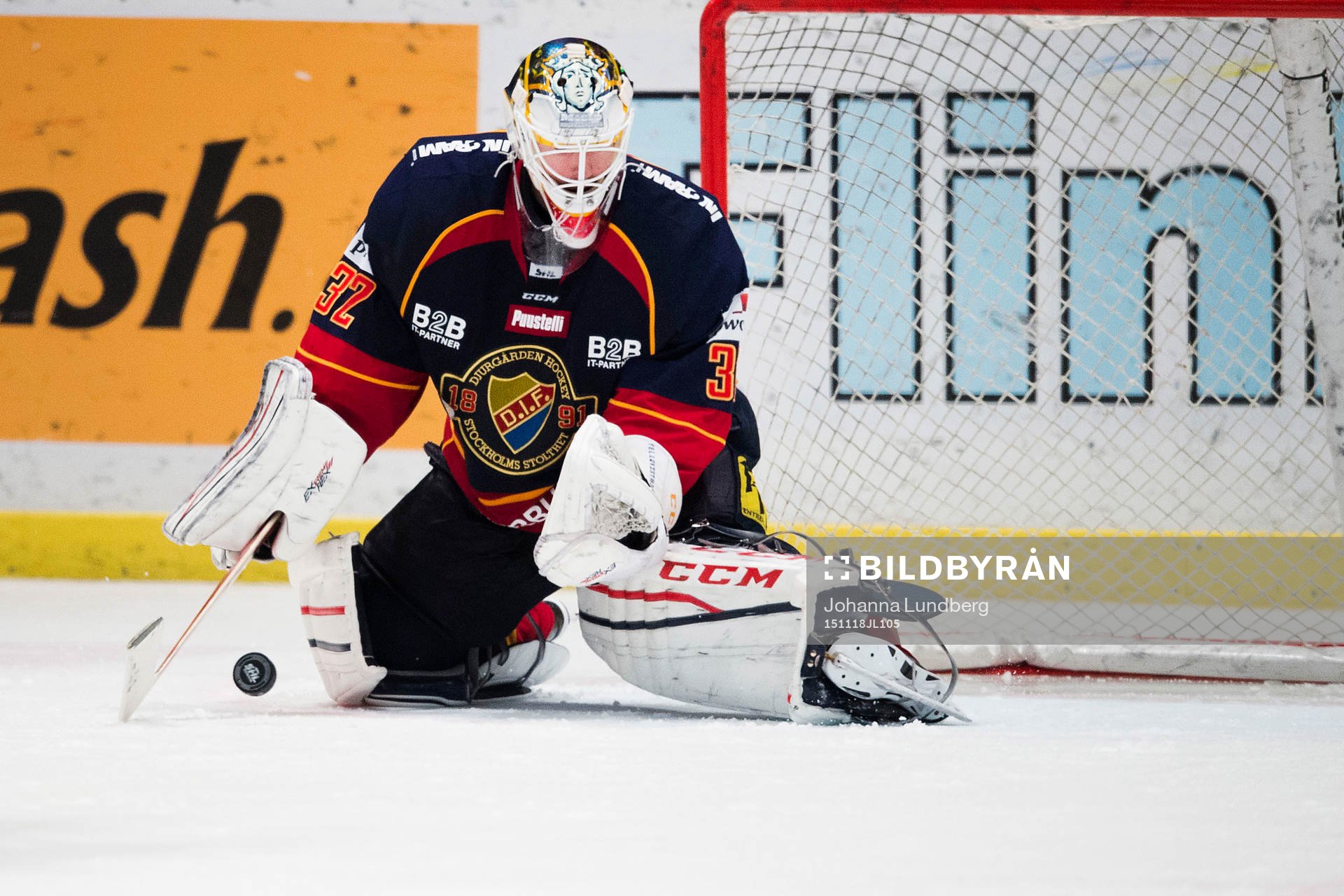 Djurgårdens målvakt Mikael Tellqvist