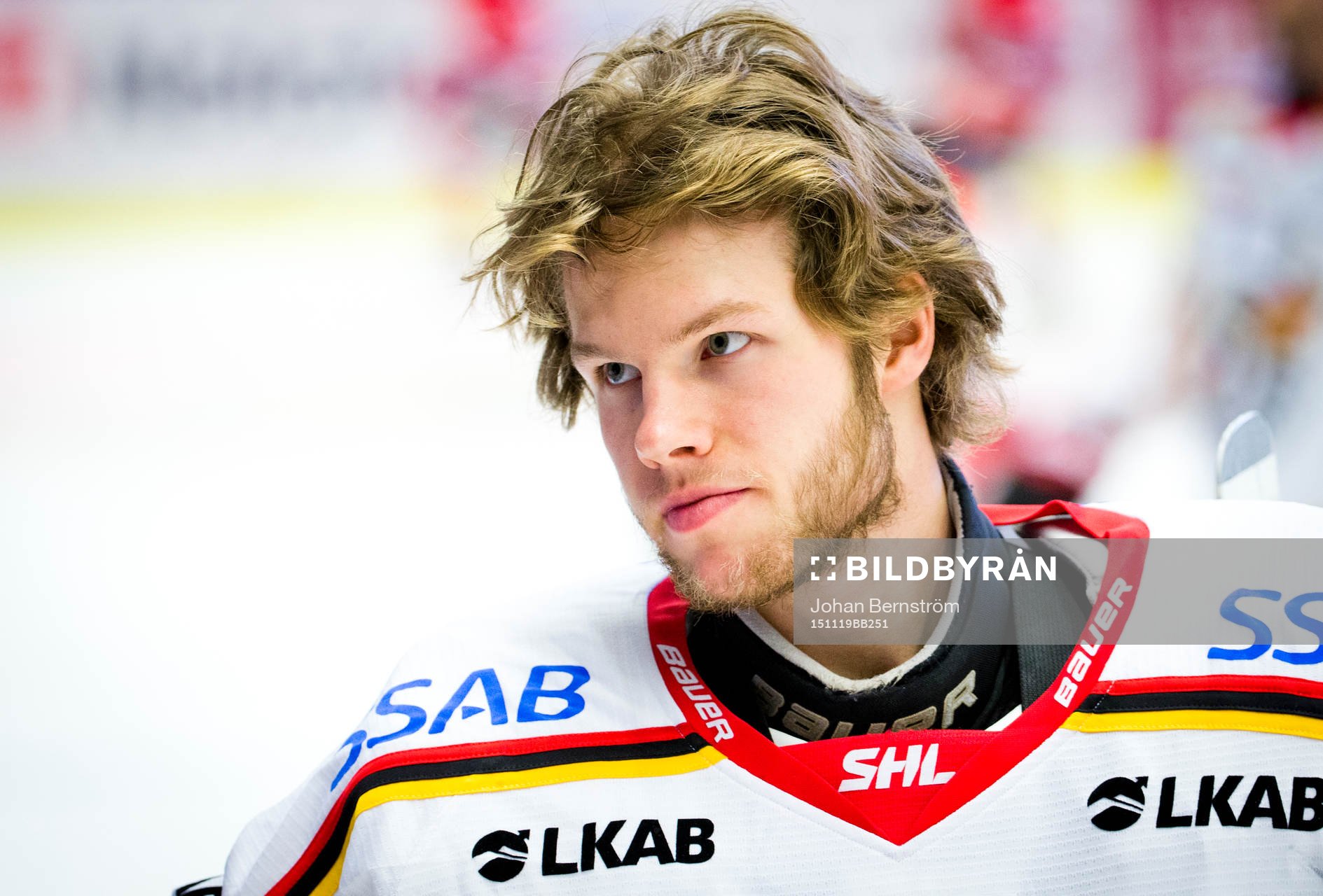 Luleås målvakt Filip Gustafsson deppar