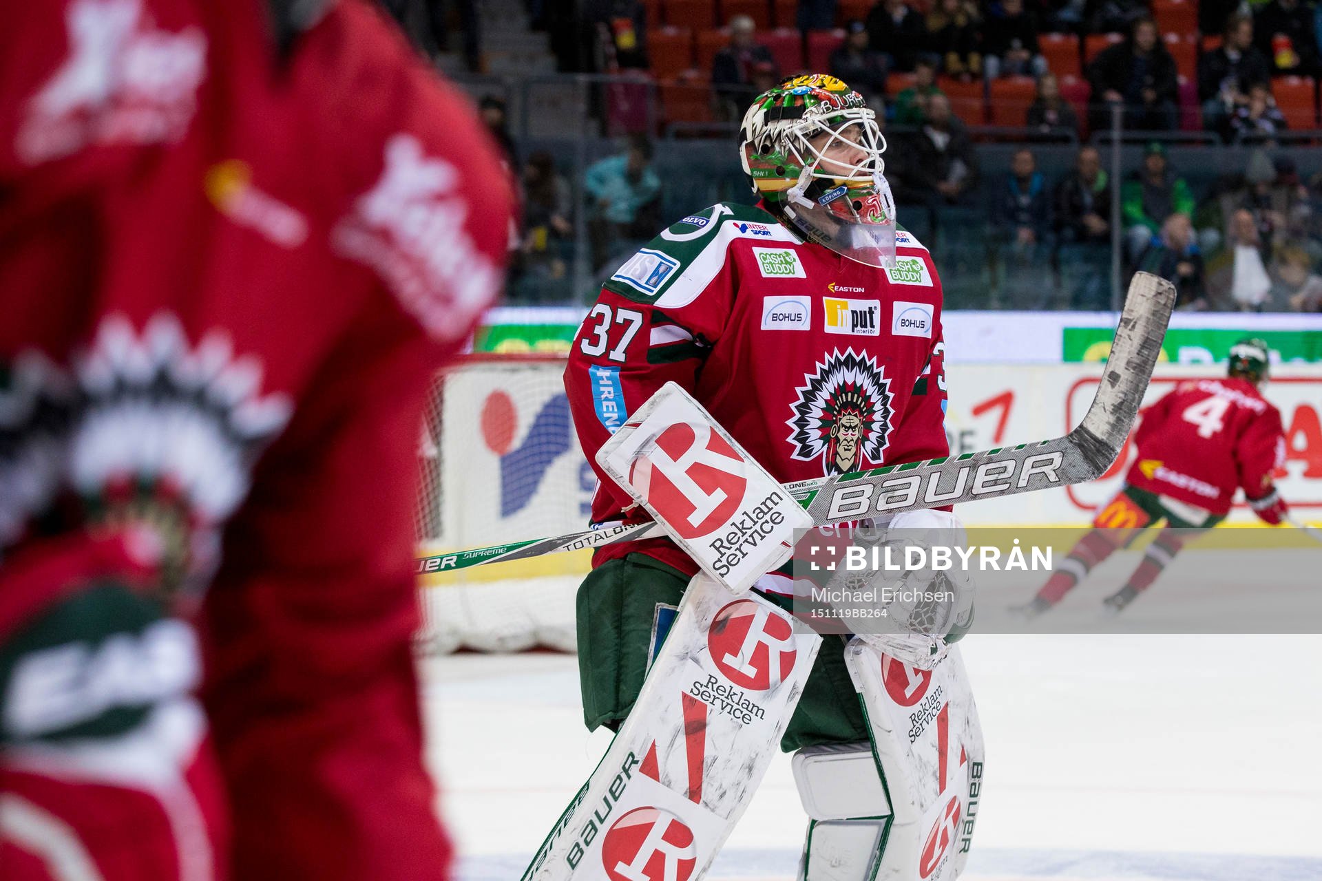 Frölundas målvakt Johan Gustafsson