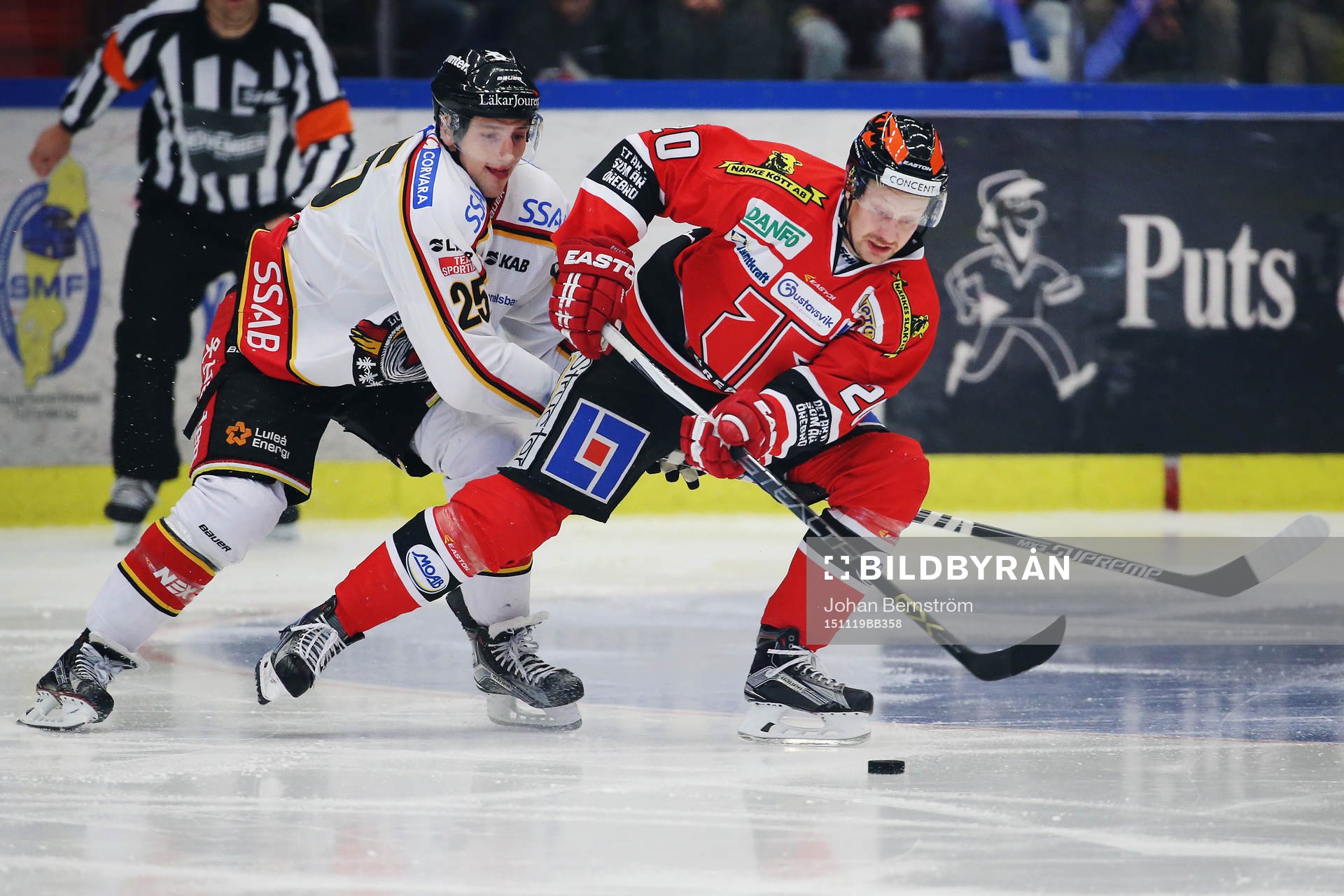 Luleås Anton Hedman och Örebros Marcus Weinstock