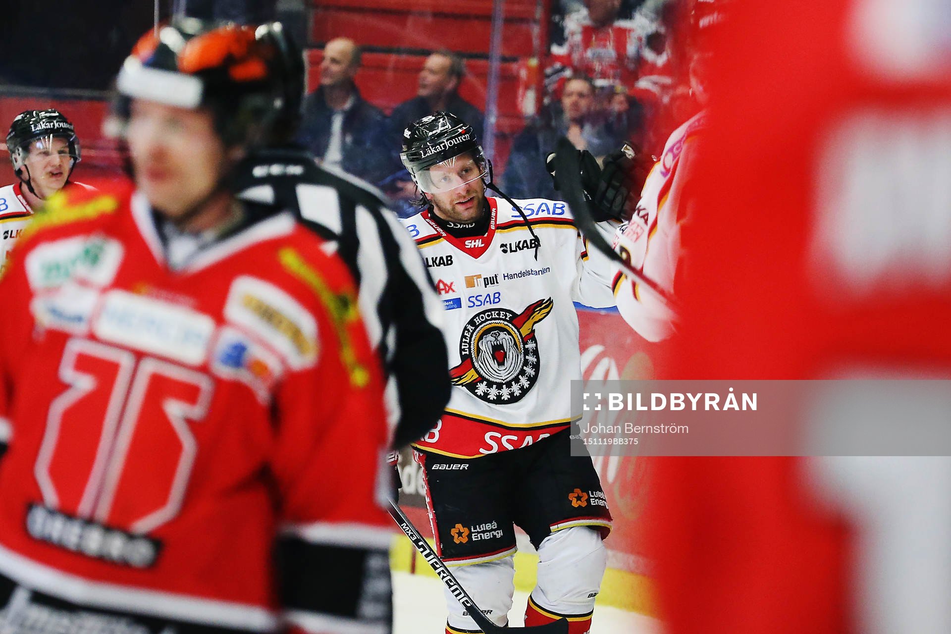 Luleås Jonathan Granström jublar