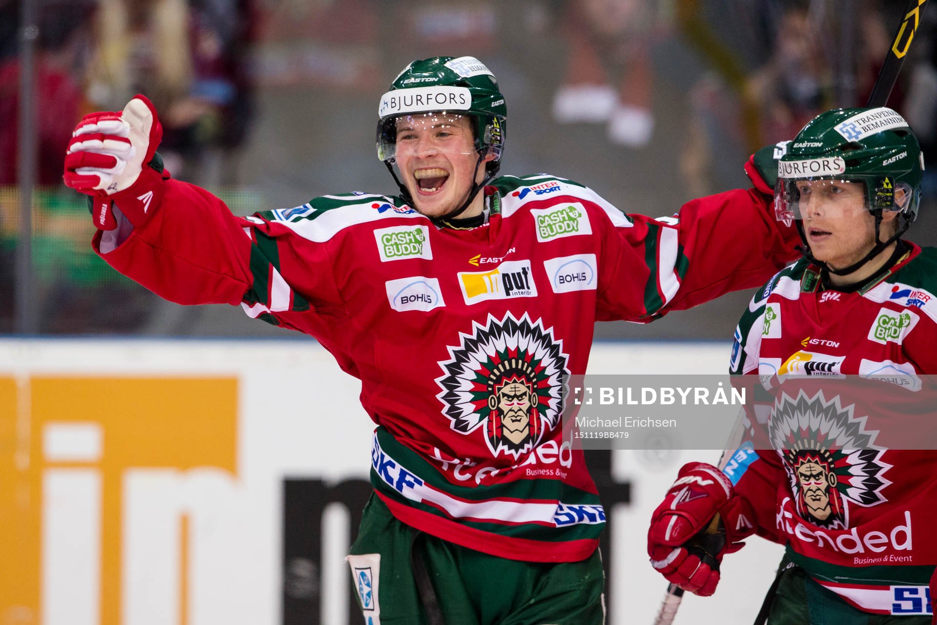 Frölundas Artturi Lehkonen jublar